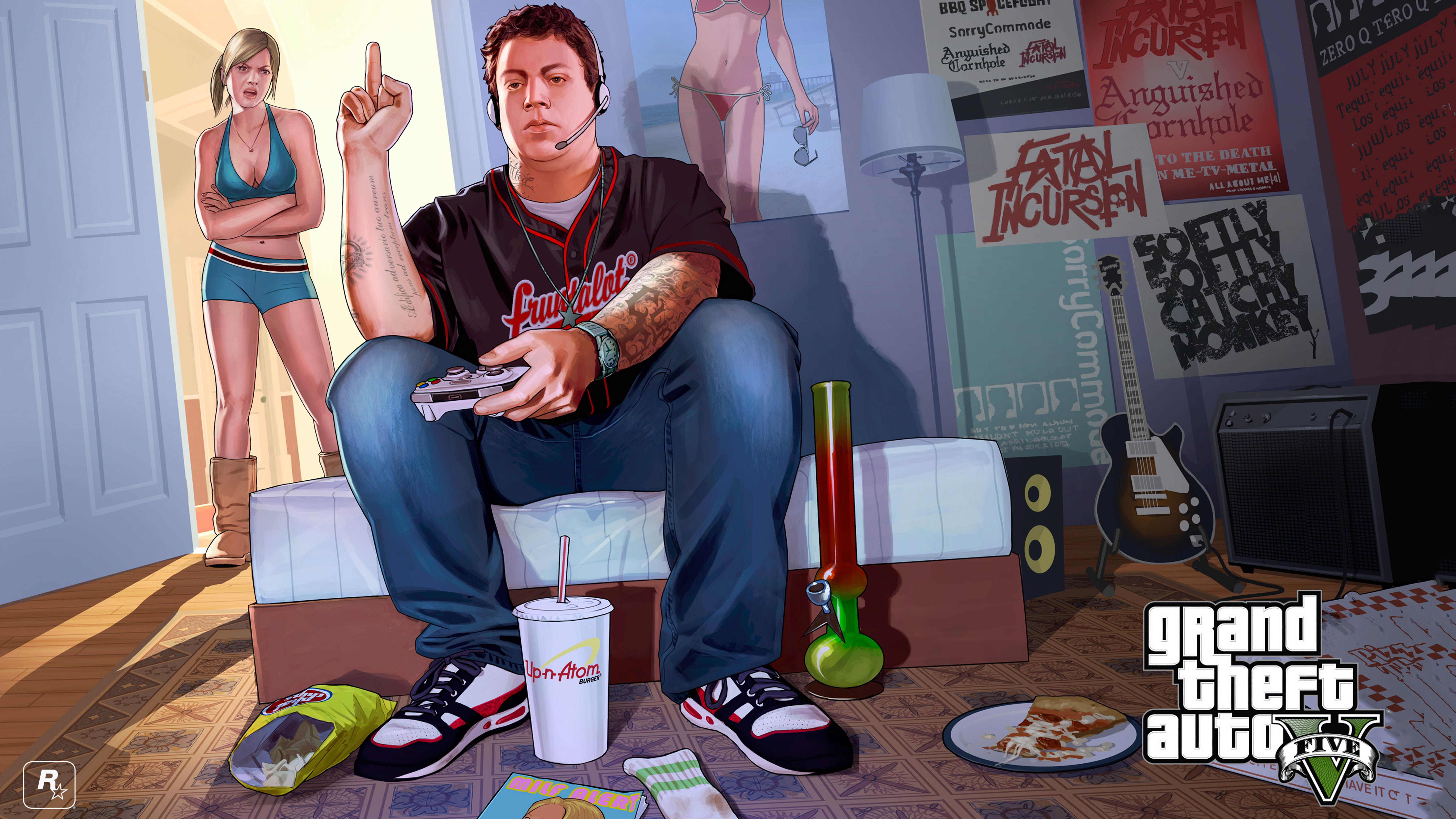 7680x4320 GTA 5 Jimmy's Room Wallpaper 8K