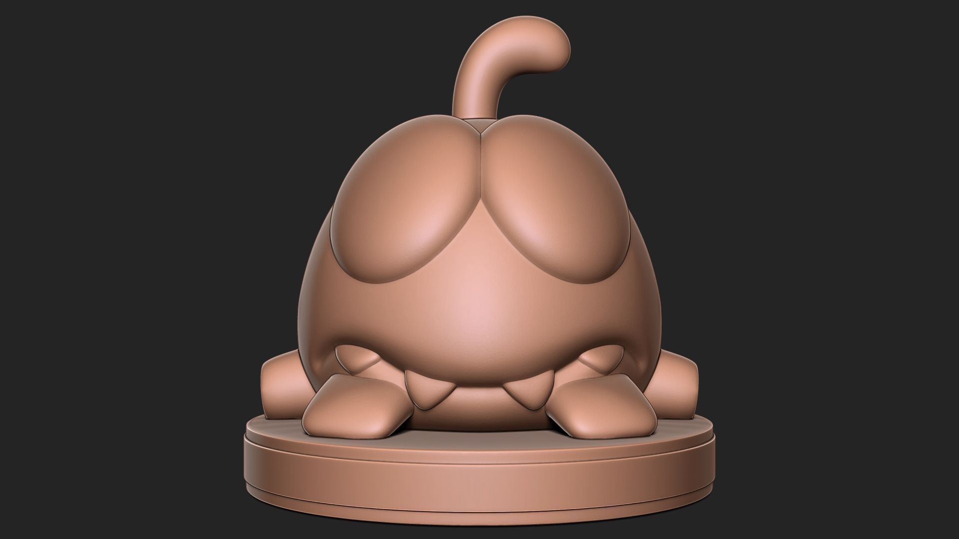 1920x1080 Free STL file Om Nom from the Cut the Rope
