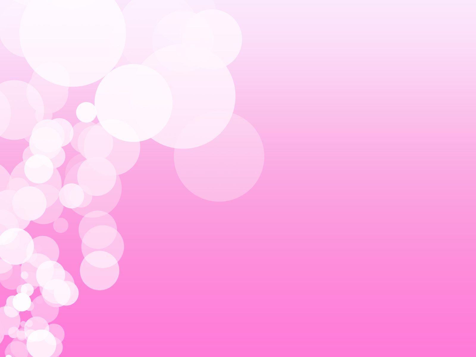 1600x1200 Bubbles On Pink Background For PowerPoint and Textures