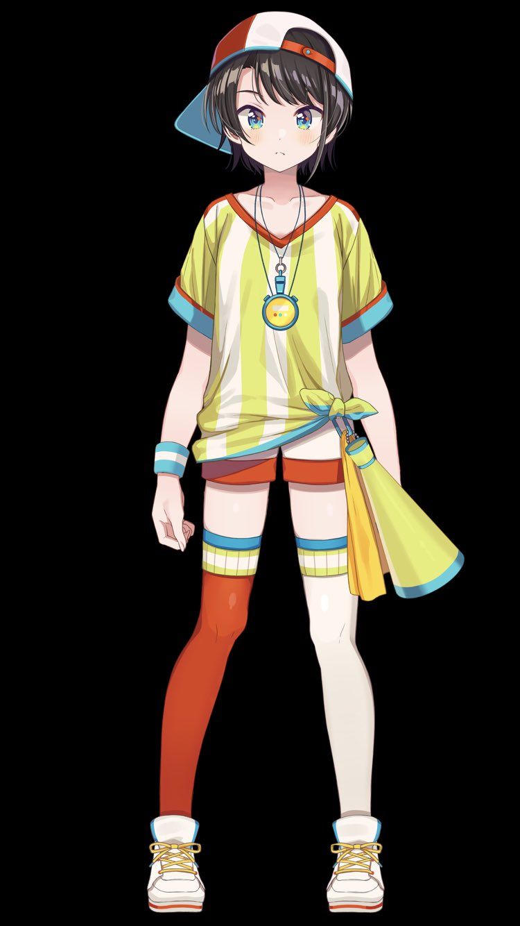 750x1334 Oozora Subaru Ch. Wallpaper by Shigure Ui Anime Image Board