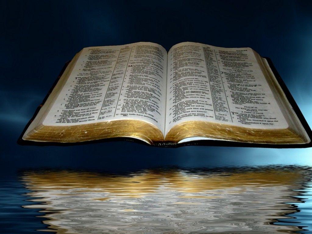 1024x768 Wallpaper For > Vintage Open Bible Background
