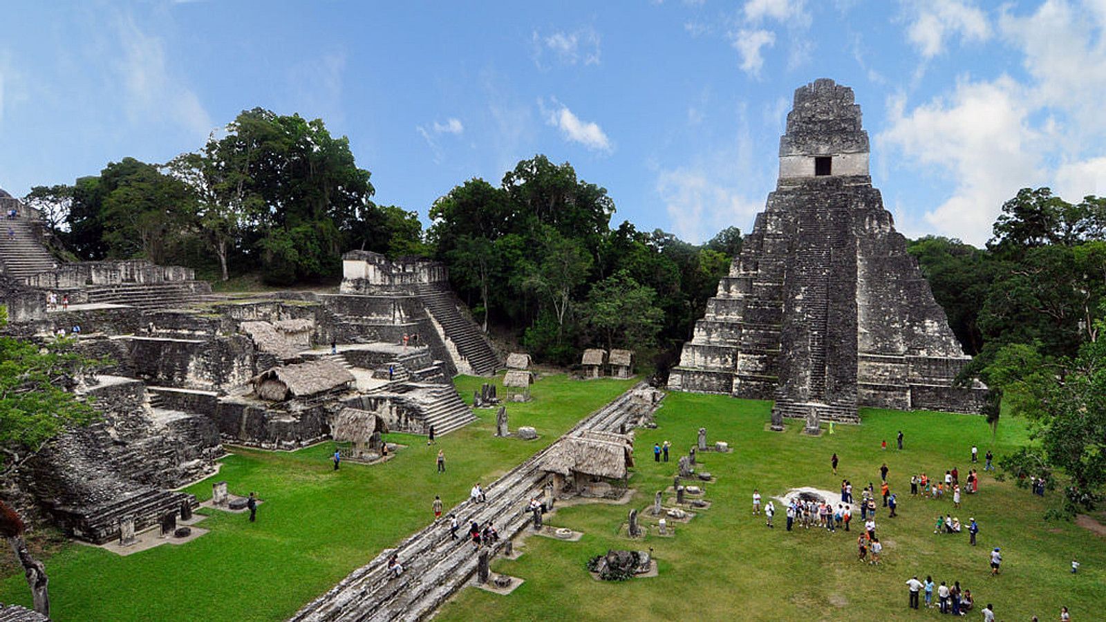 1600x900 Tikal Main Plaza (Illustration) History Encyclopedia