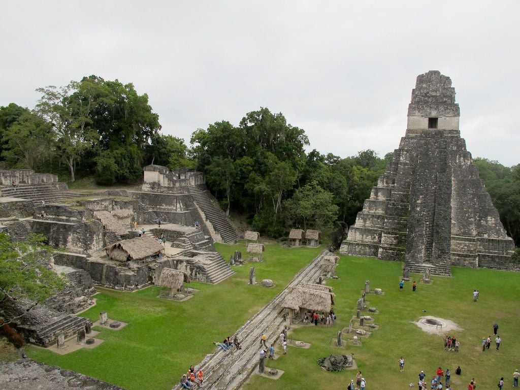 1024x768 Ruins of Tikal. Photo taken in the sprawling M