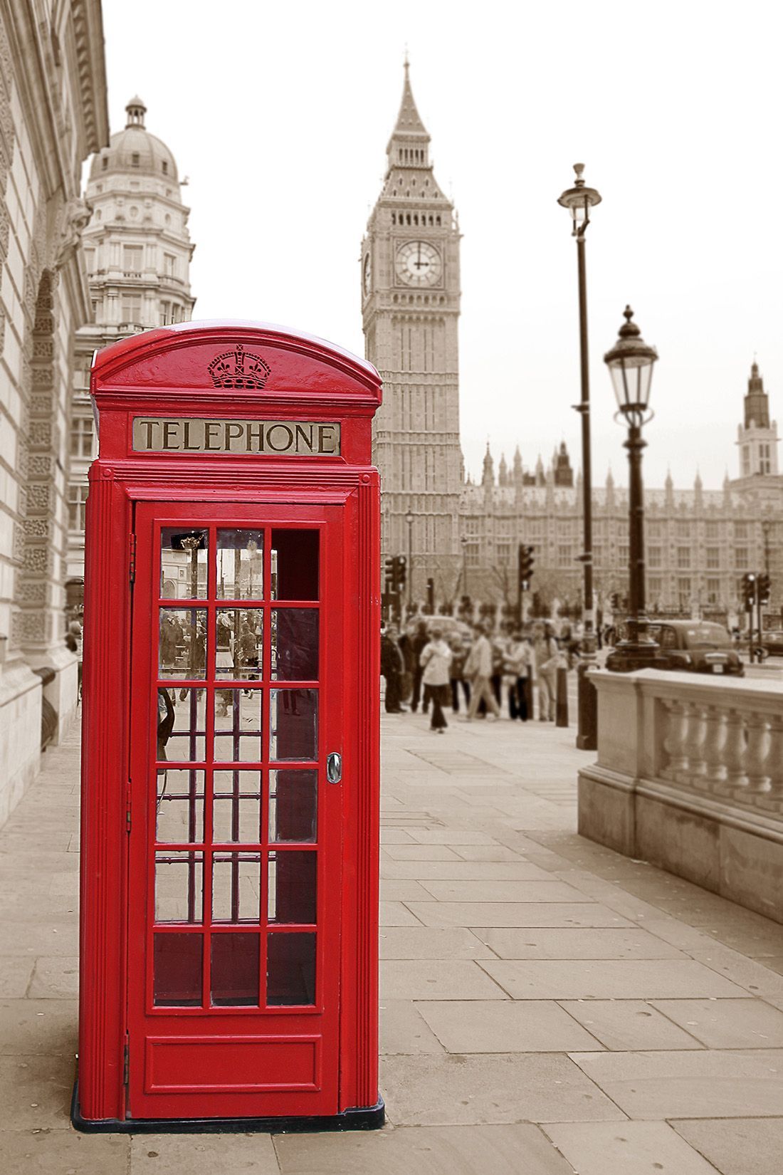 1100x1650 Telephone Booth Wallpaper