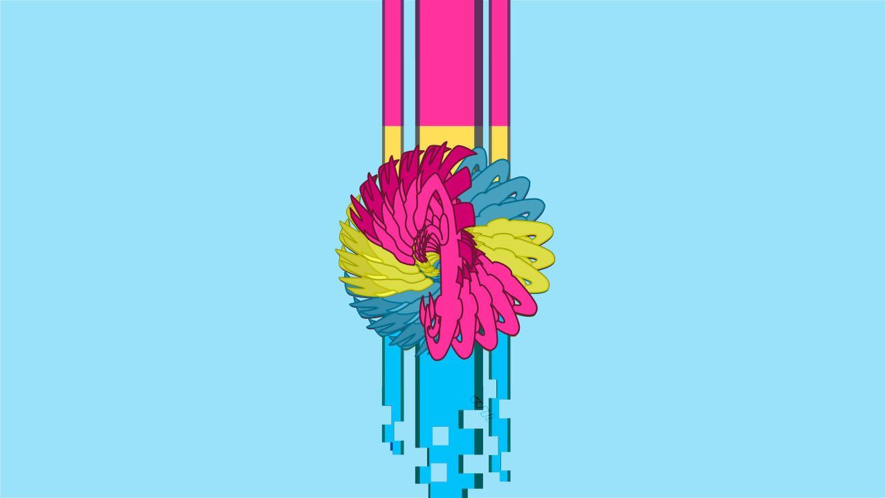 1280x720 Pansexual Pride wallpaper by Ocean_72 - Fur Affinity [dot] net