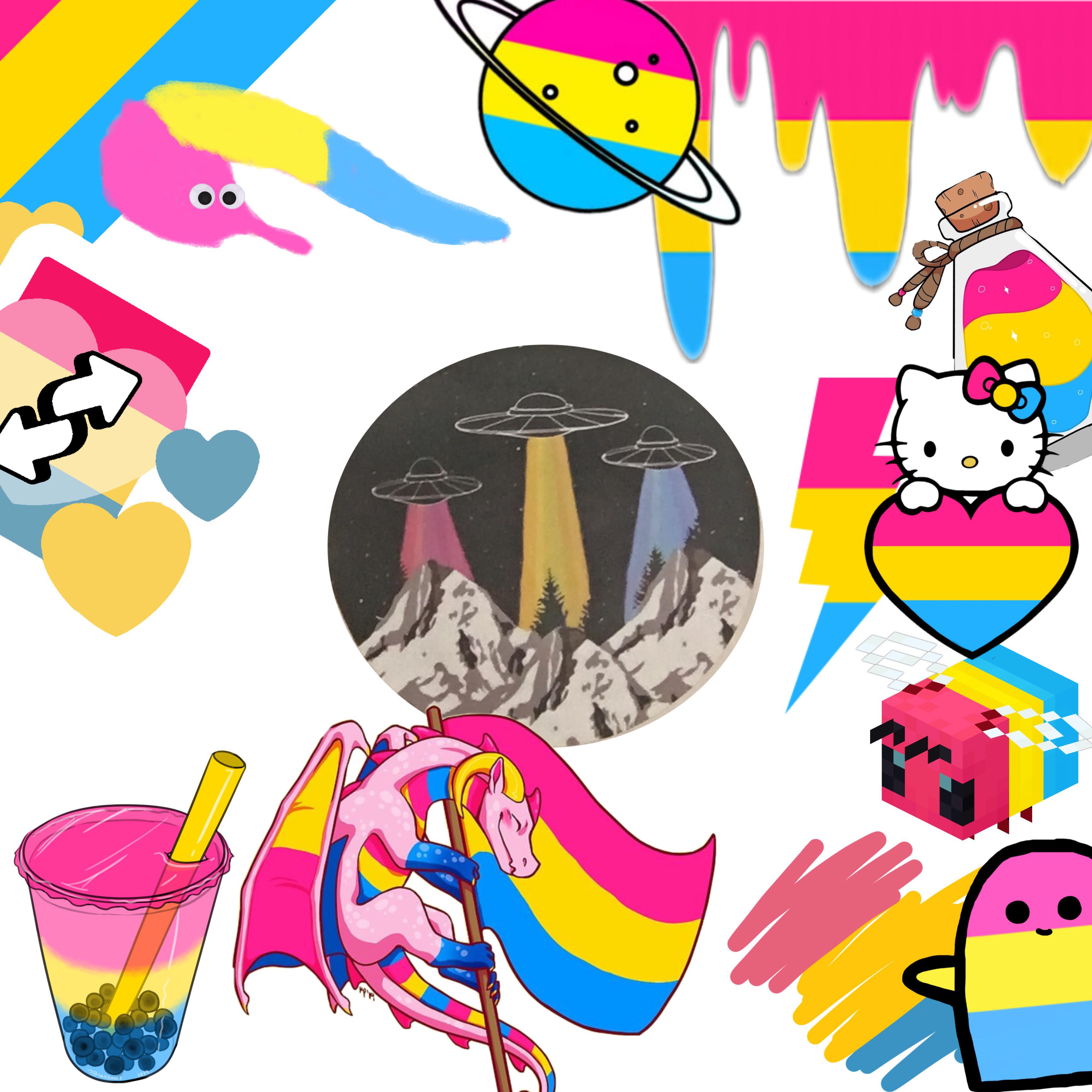 3464x3464 Pansexual wallpaper!!! Comment suggestions!!