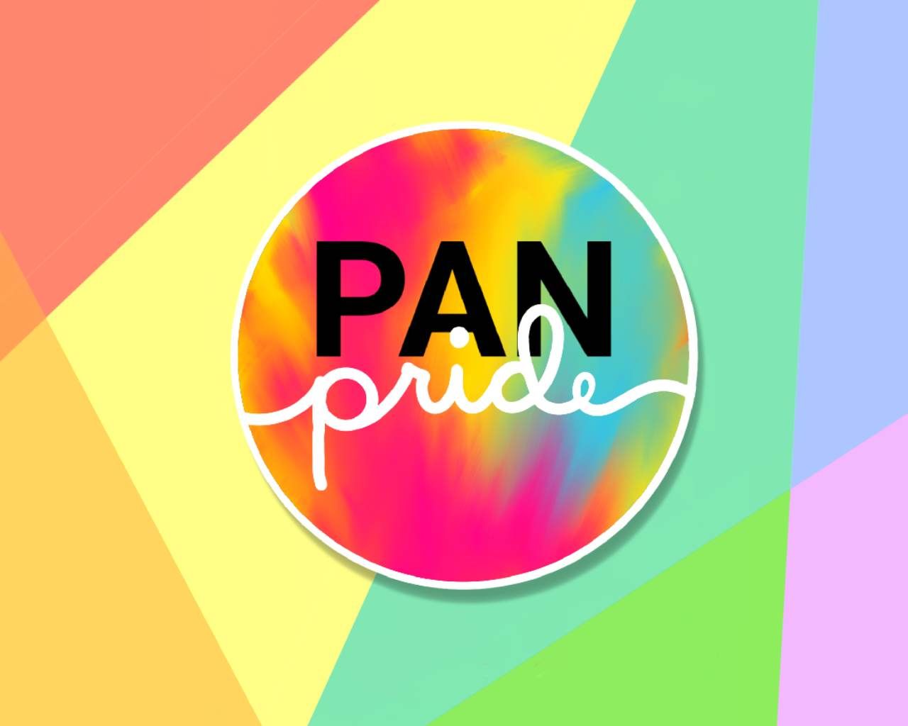 1280x1024 Pansexual Pride Sticker