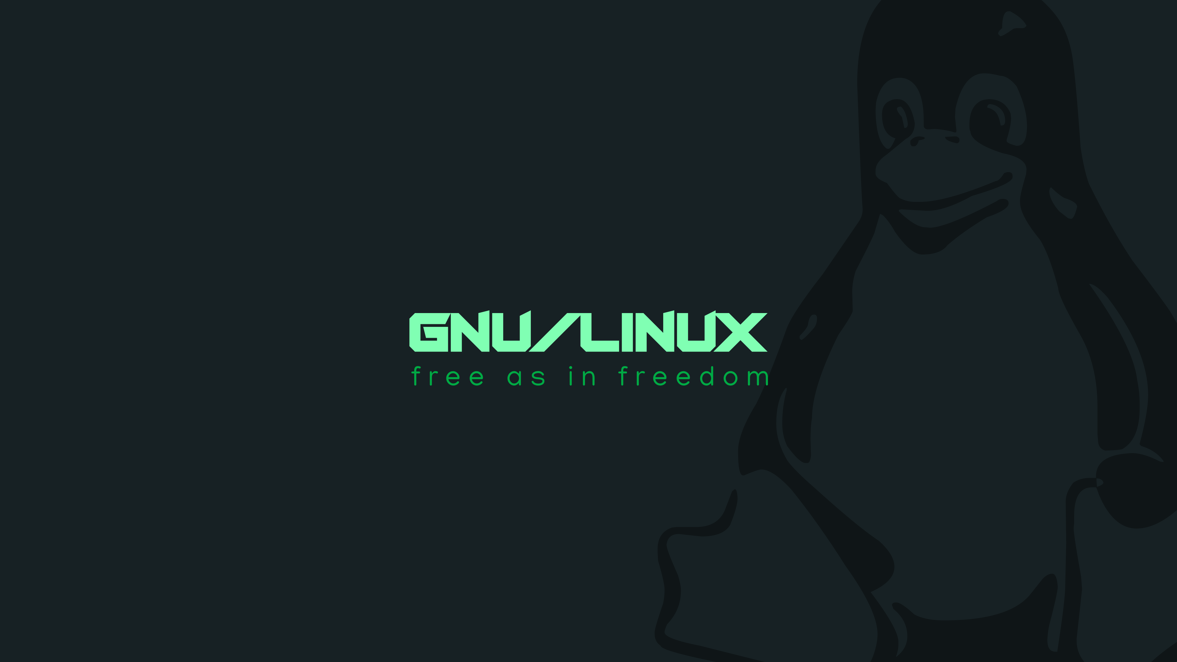 4000x2250 GNU Linux Wallpaper