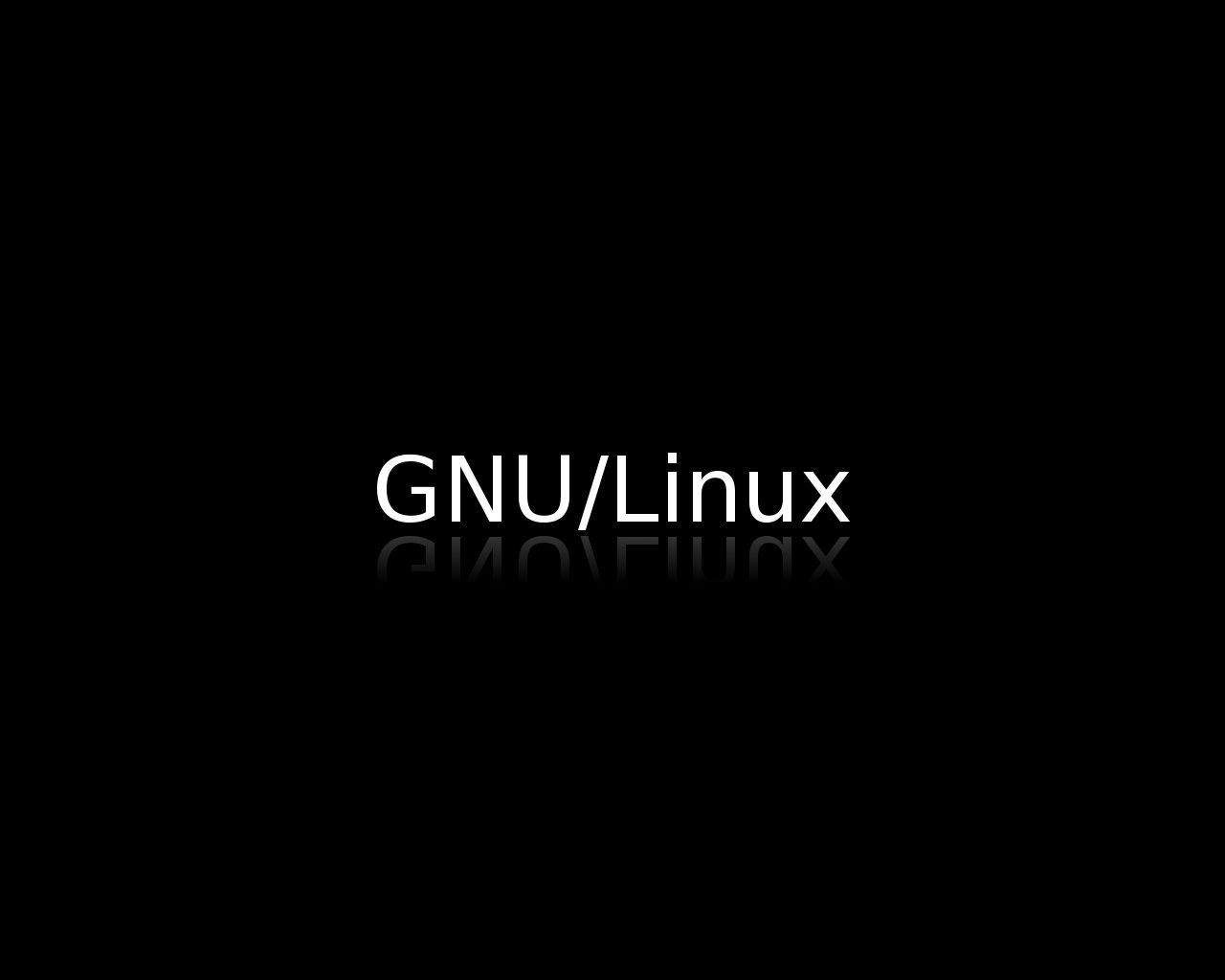 1280x1024 GNU Linux Simple Wallpaper