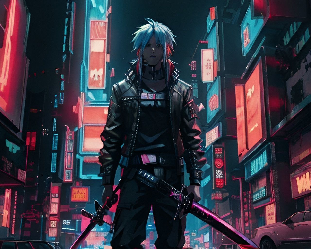 1280x1024 cyberpunk wolfboy