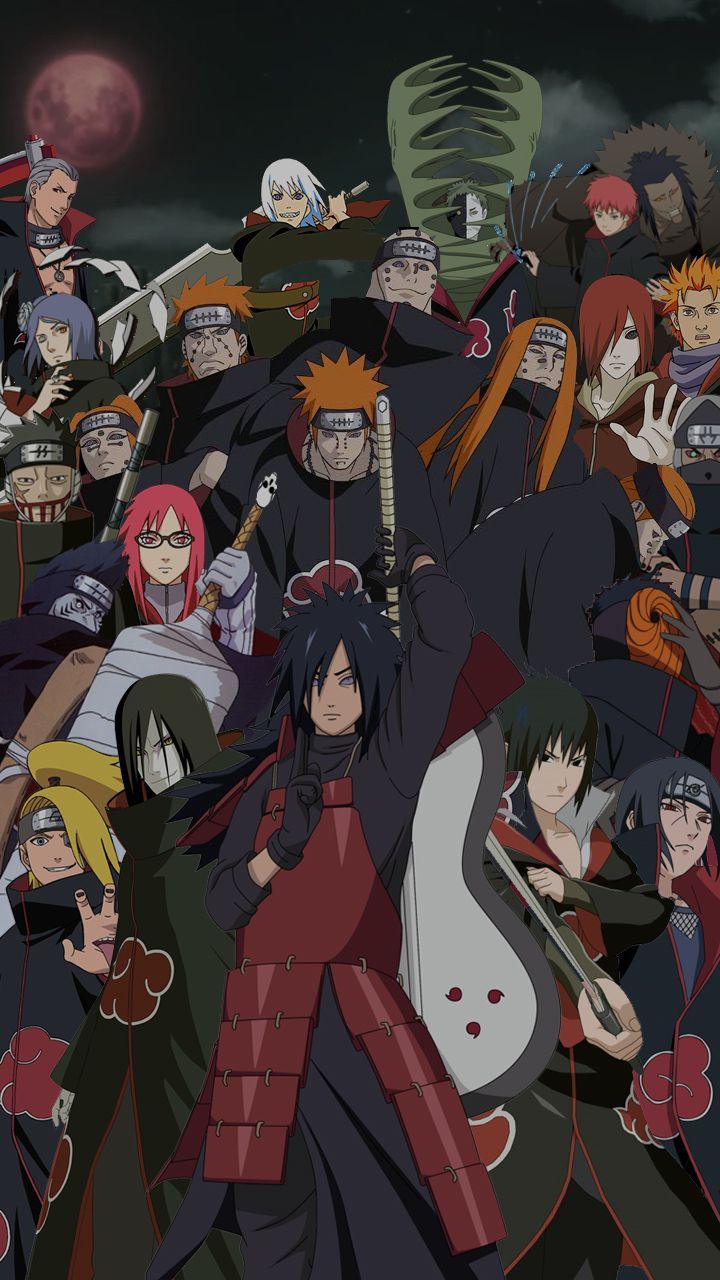 720x1280 Akatsuki Wallpaper. Naruto uzumaki art, Anime akatsuki, Naruto uzumaki hokage