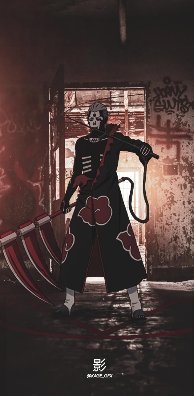 630x1280 Hidan Akatsuki wallpaper by Kagegfx. Naruto uzumaki hokage, Akatsuki, Anime akatsuki