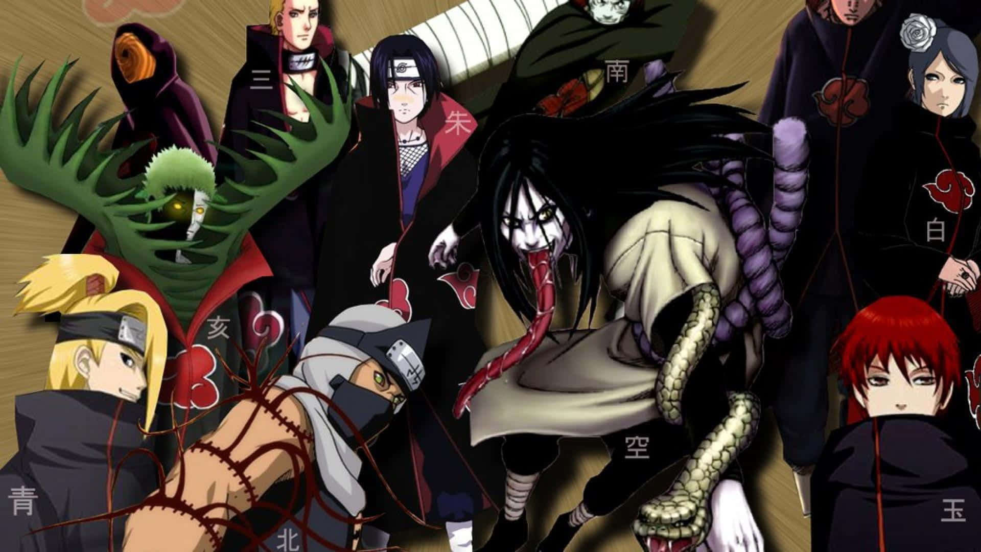 1920x1080 Akatsuki Aesthetic Wallpaper