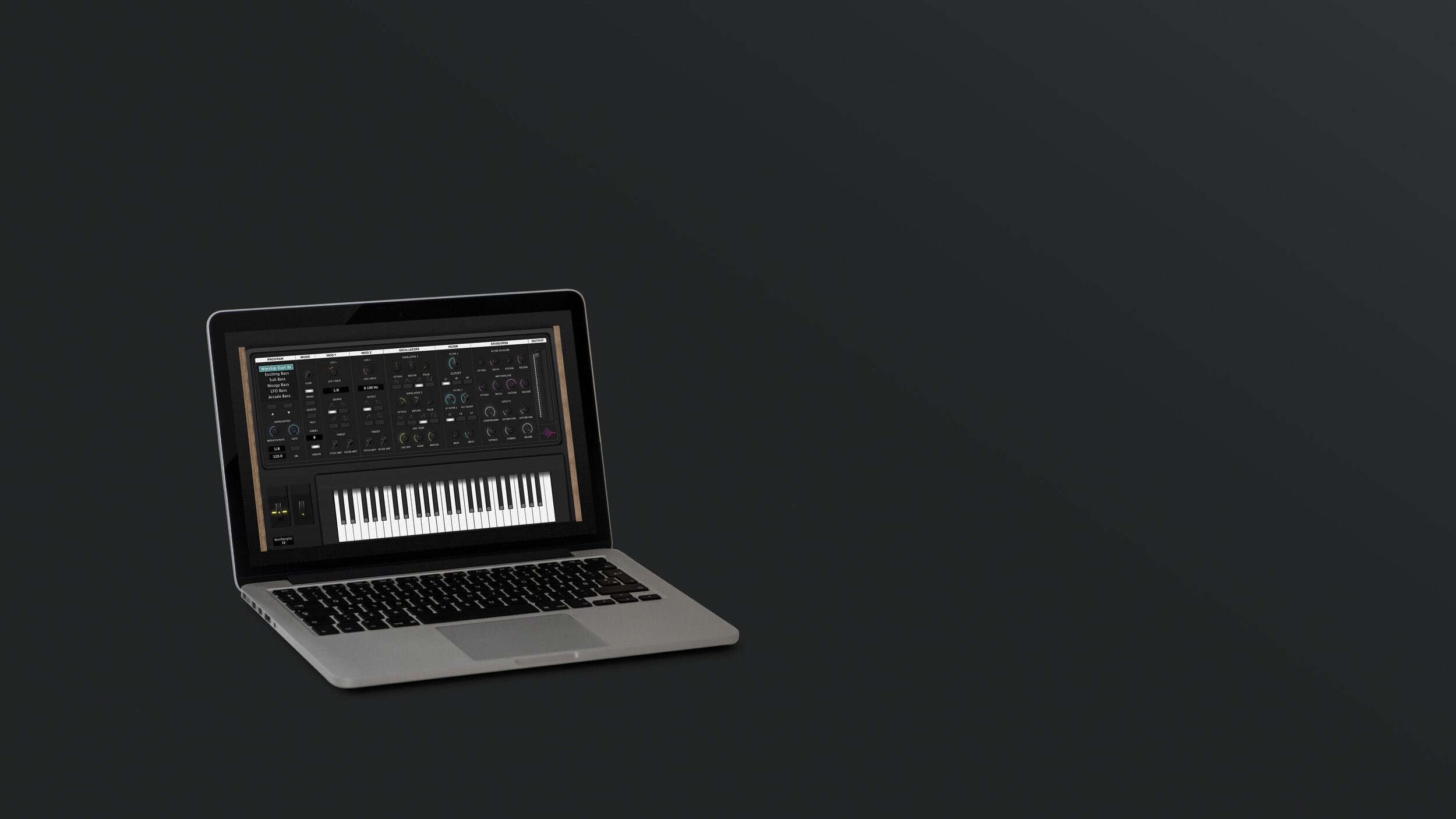 2500x1406 Synth Bass Template for MainStage 3