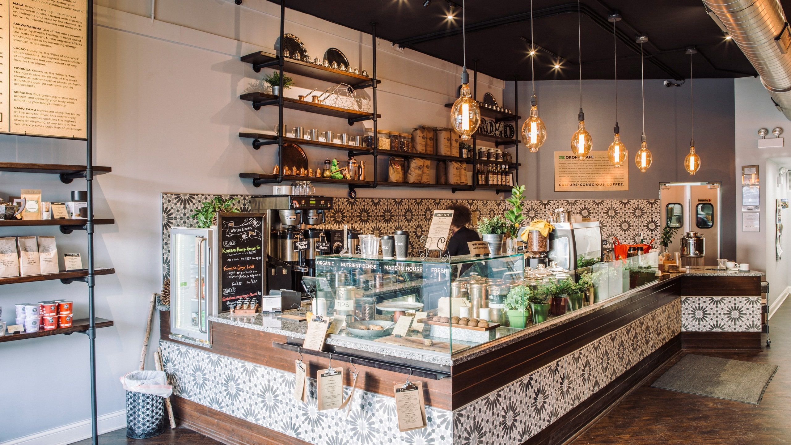 2560x1440 Oromo Cafe, Chicago, Illinois, U.S. Review. Condé Nast Traveler