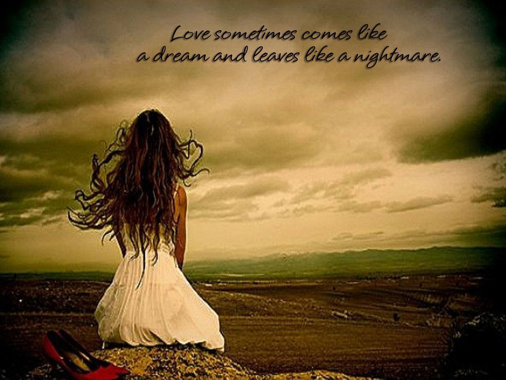 1024x768 Download Love Sad Quotes Wallpaper HD Dekstop