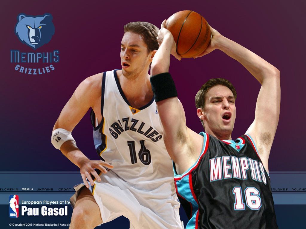1024x768 Pau Gasol Grizzlies Wallpaper. Basketball Wallpaper at