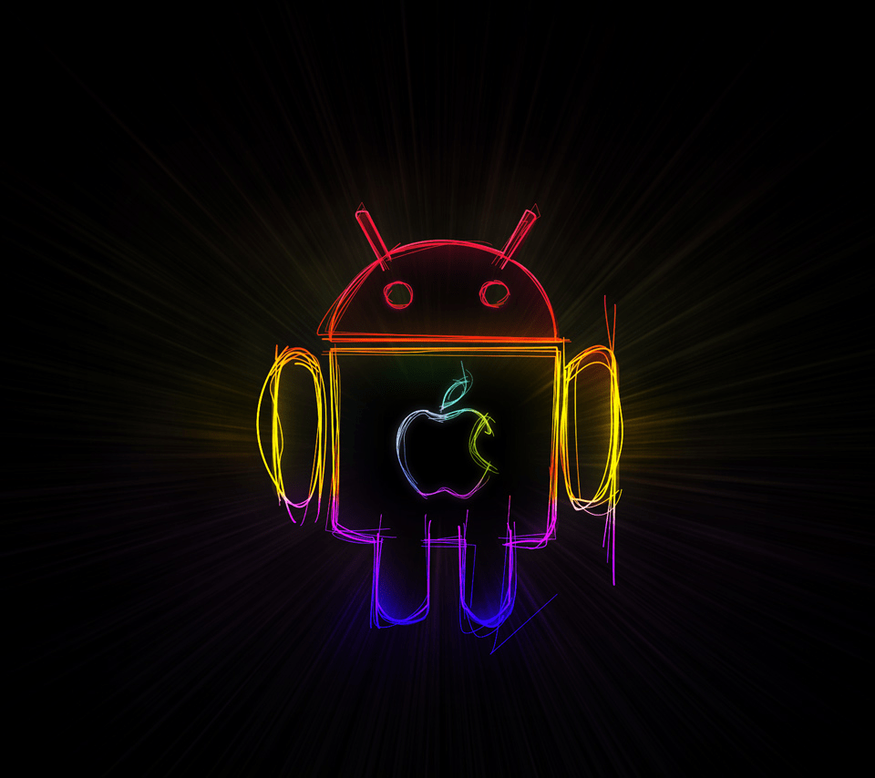 android vs apple wallpapers