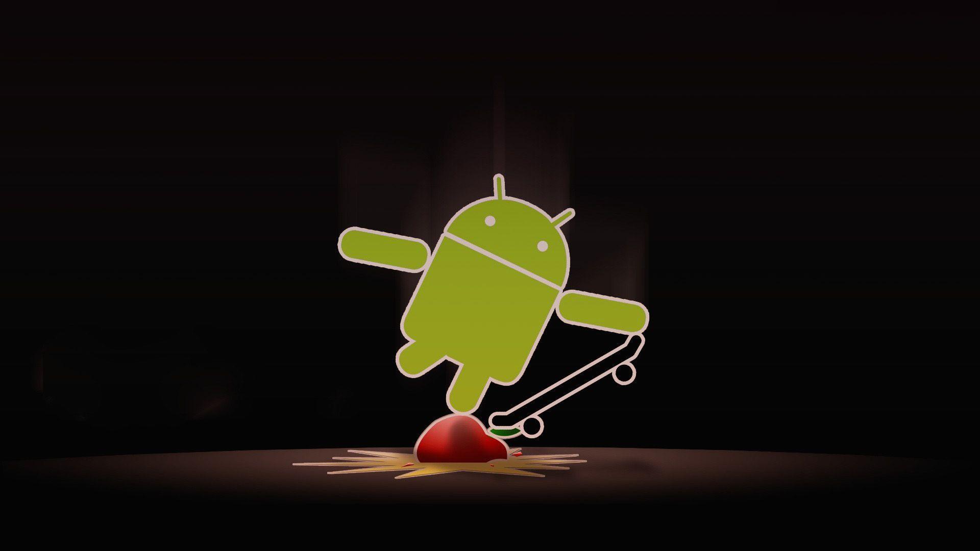 Hình nền 1920x1080 Apple With Android Skate Wallpaper 114