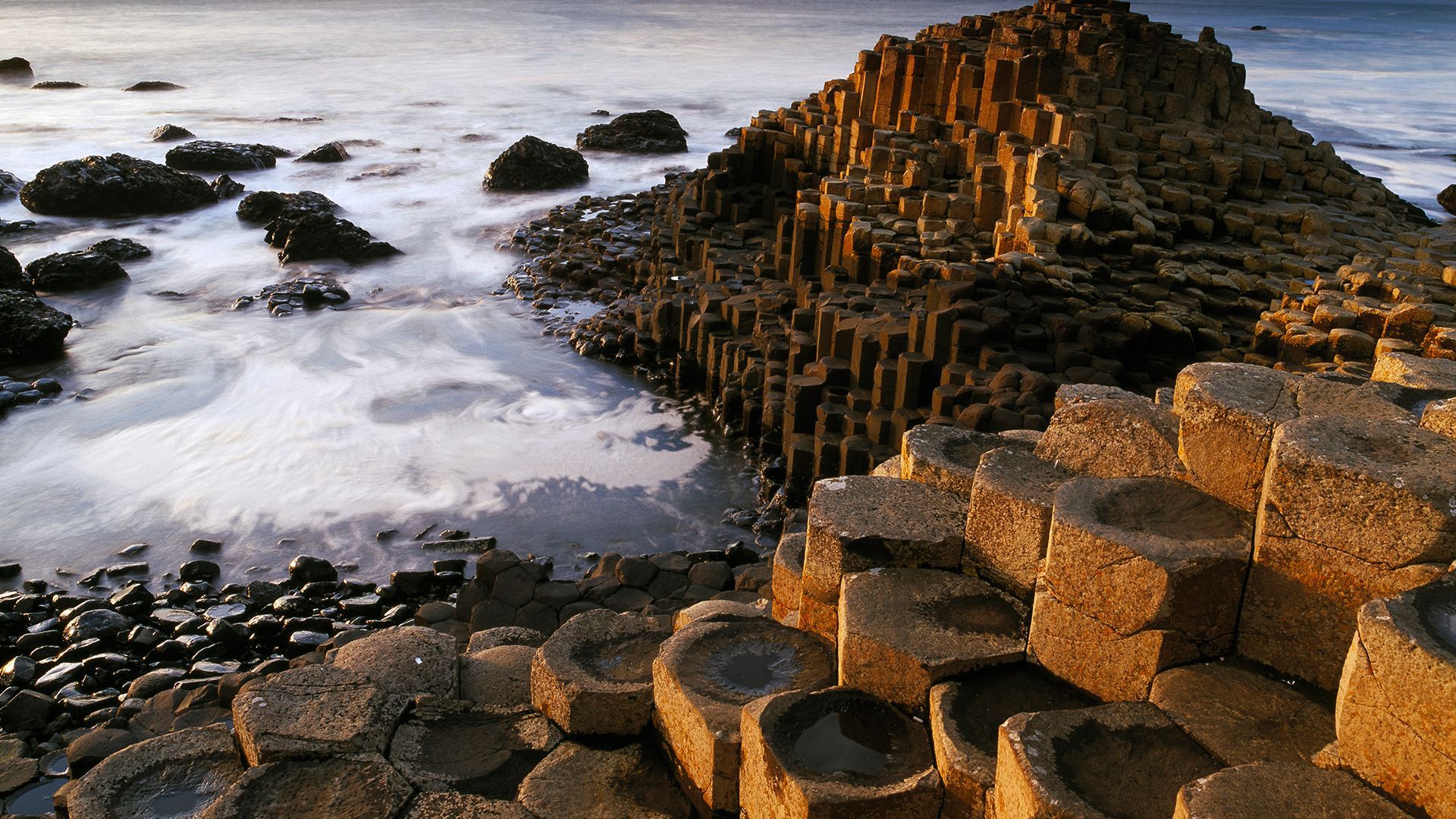 1920x1080 Giant's Causeway, County Antrim, Northern Ireland, UK. Windows Spotlight Image