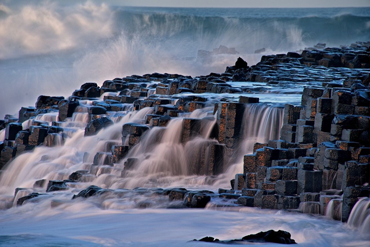 1280x854 image Giants Causeway, Antrim, Northern Ireland HDRI Nature Waves