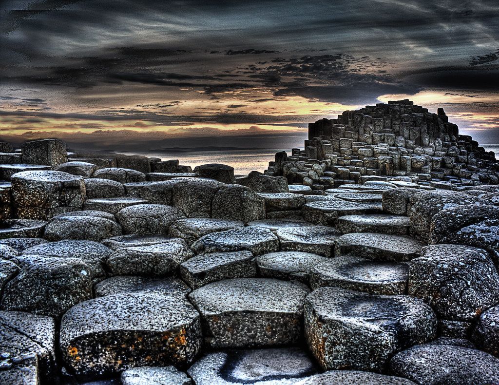 1024x790 Giants Causeway Sunset. At the Causeway on the last evening