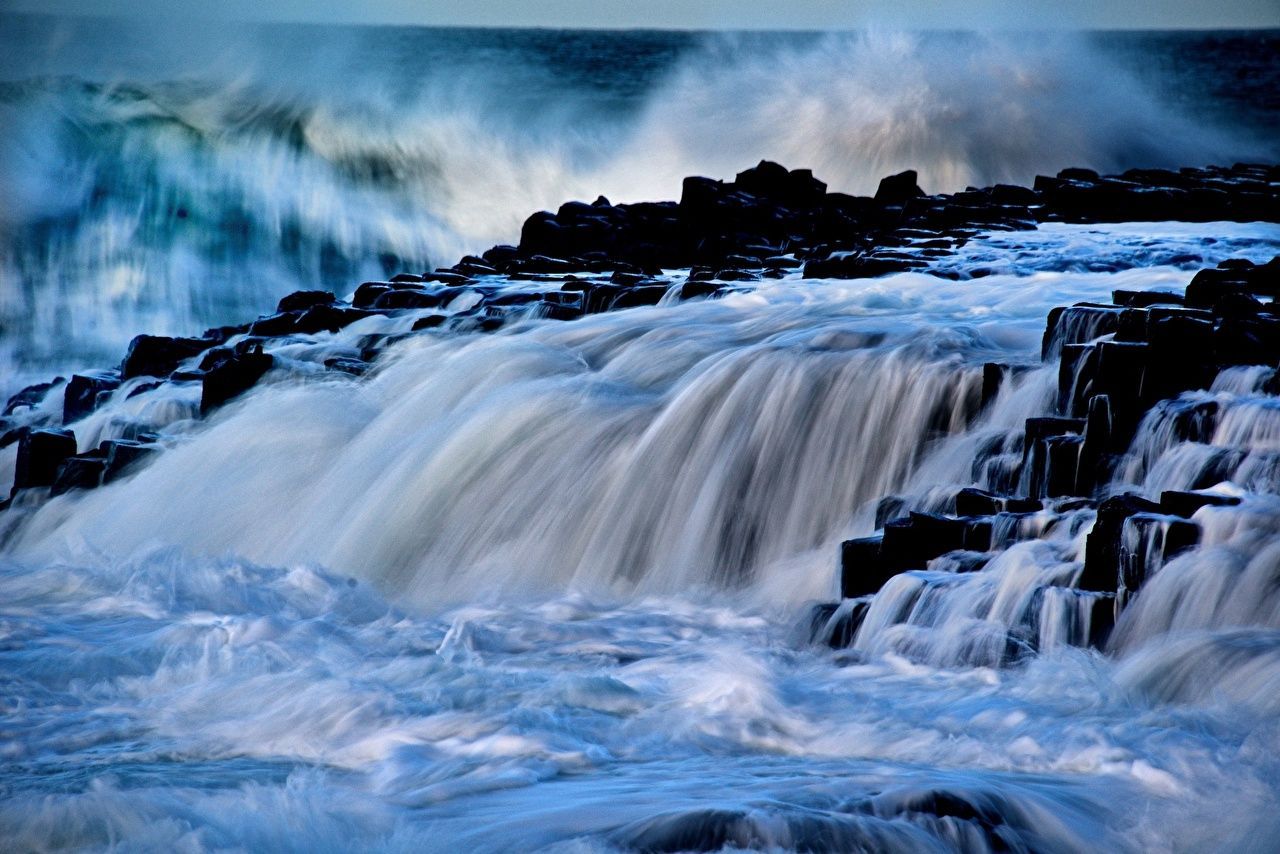 1280x854 Picture Giants Causeway, Antrim, Northern Ireland Nature Waves