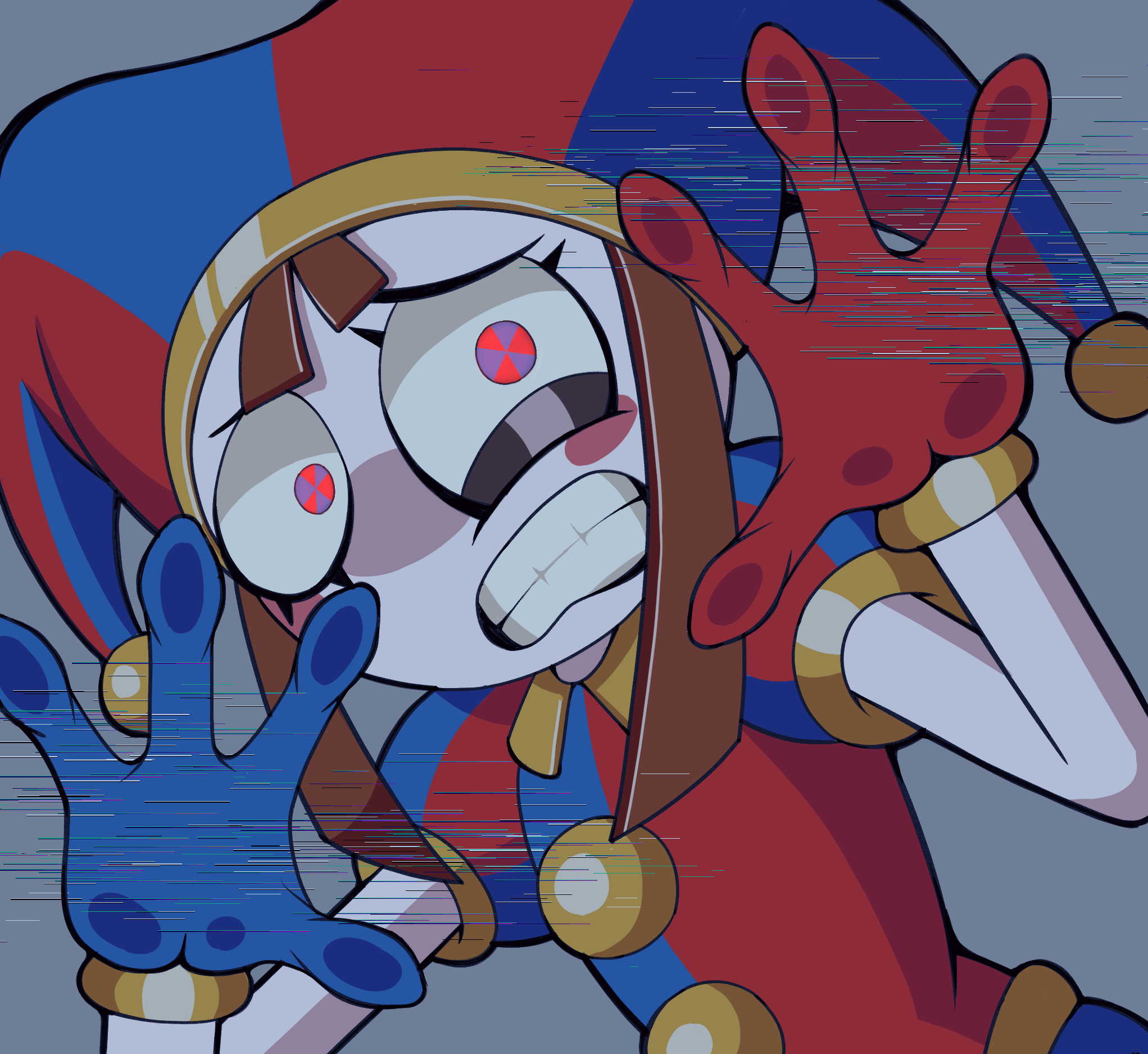 2043x1875 Pomni AMAZING DIGITAL CIRCUS Anime Image Board