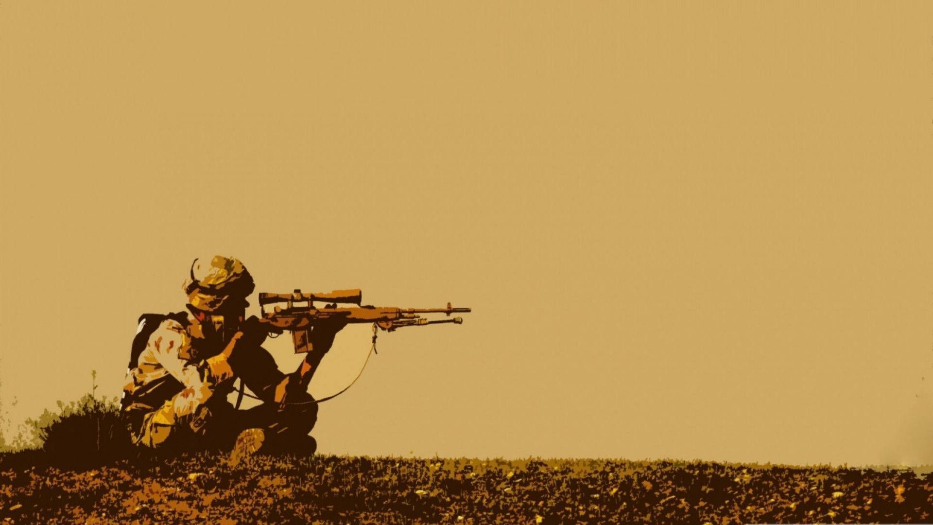 1920x1080 Download Soldier At Dawn Aiming Sniper Wallpaper