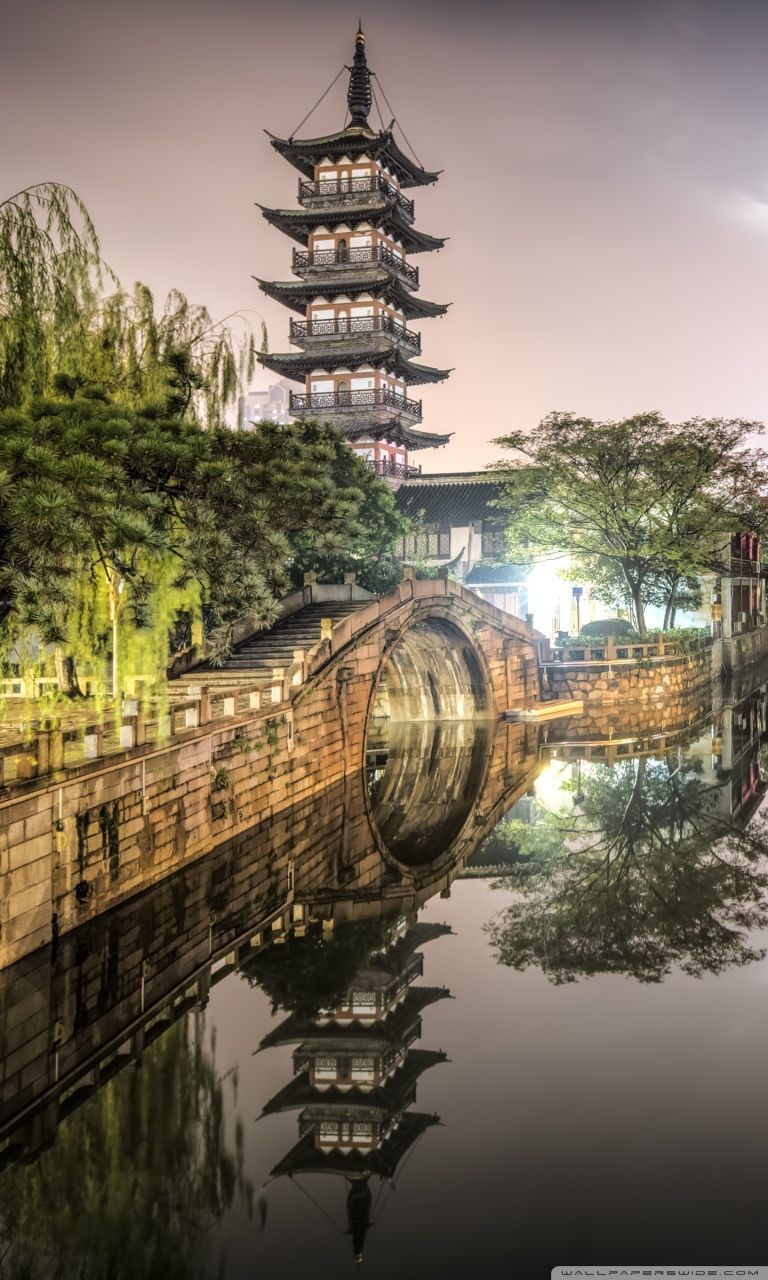 768x1280 Nanxiang Ancient Town (Shanghai, China) Ultra HD Desktop Background Wallpaper for 4K UHD TV : Tablet