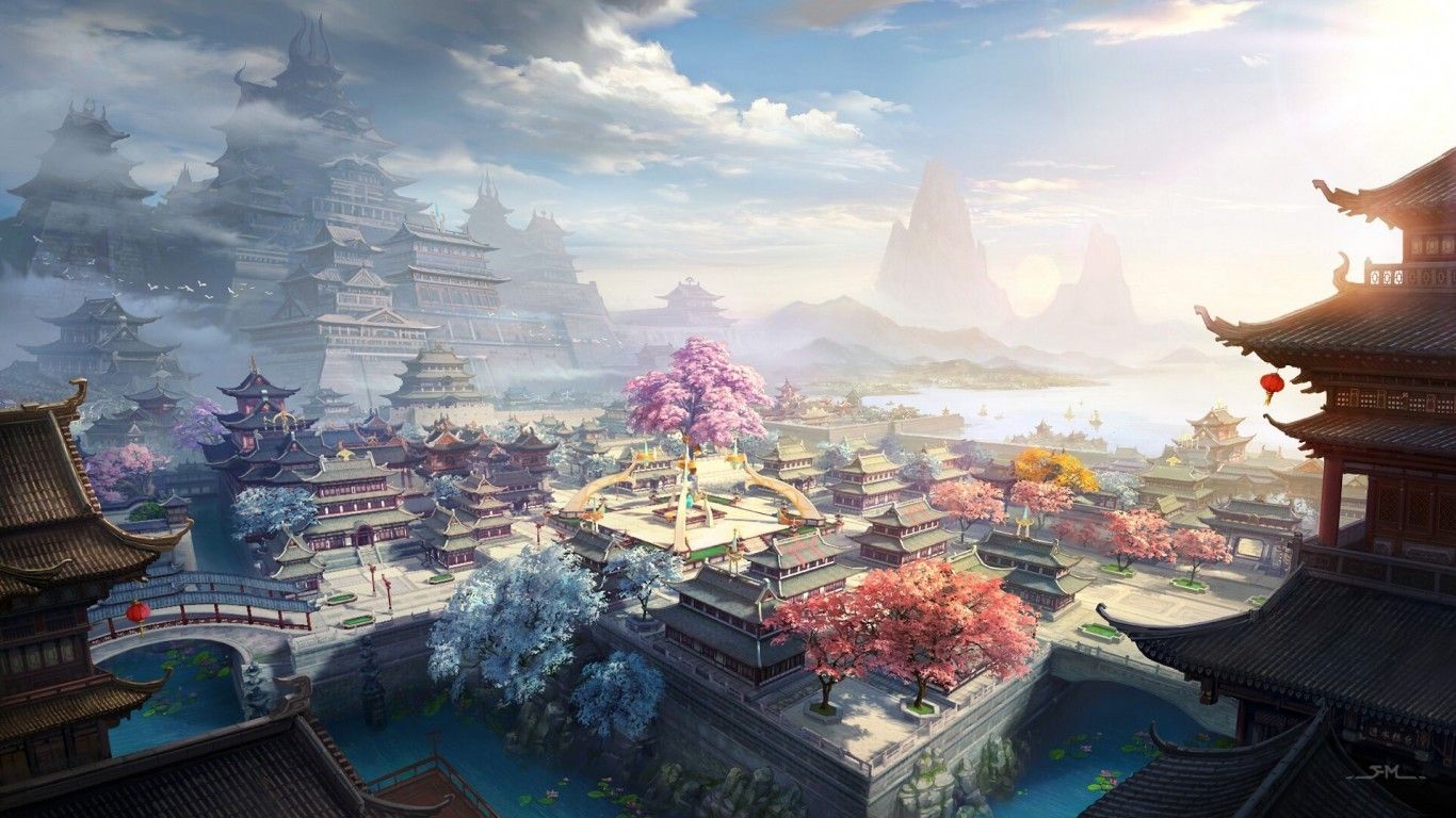 1366x768 Chinese Fantasy Wallpaper