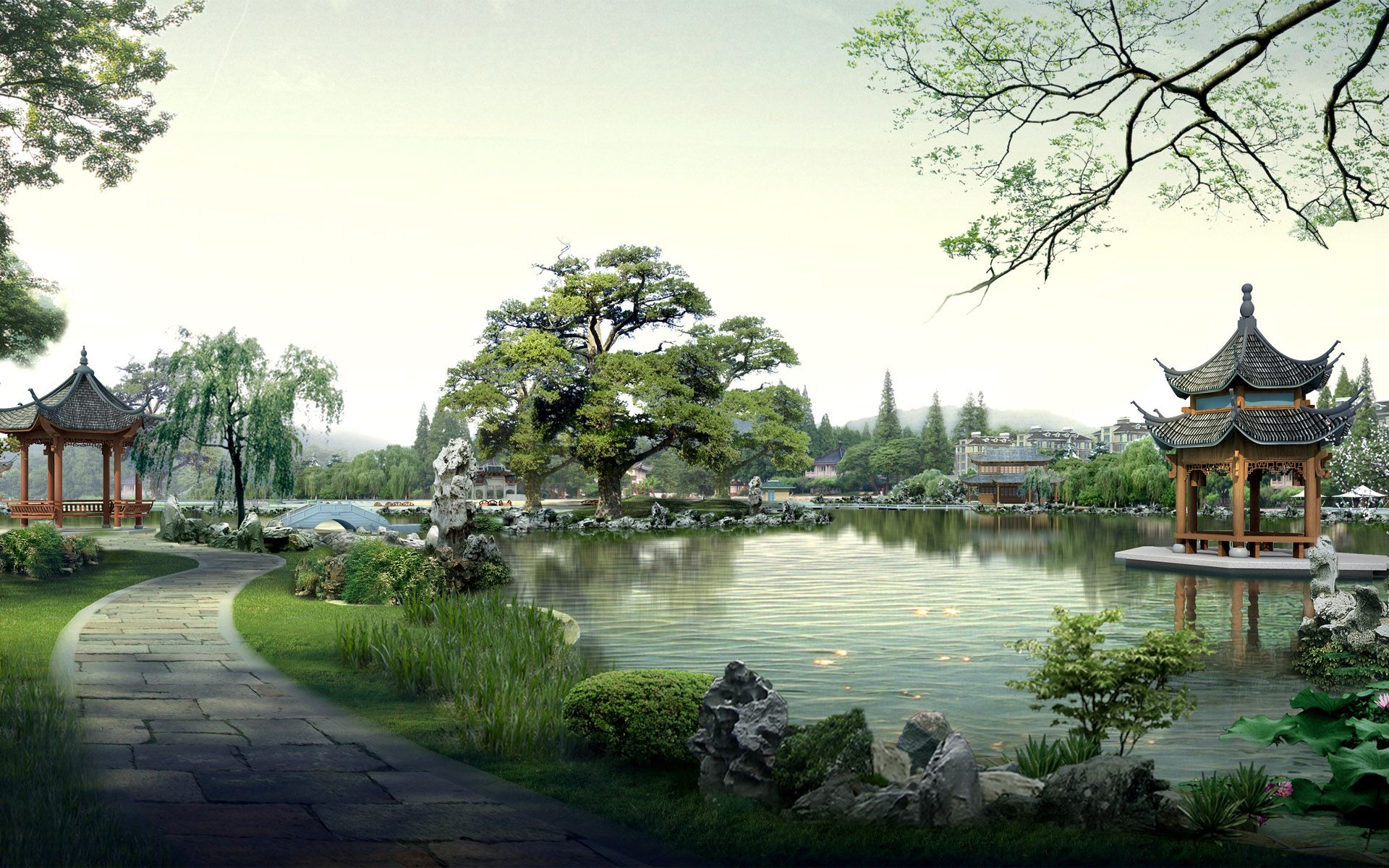 1920x1200 Chinese Traditional Wallpaper