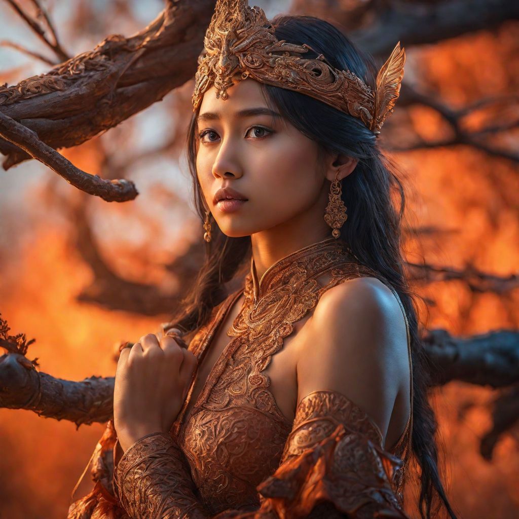 1024x1024 A indonesia young woman