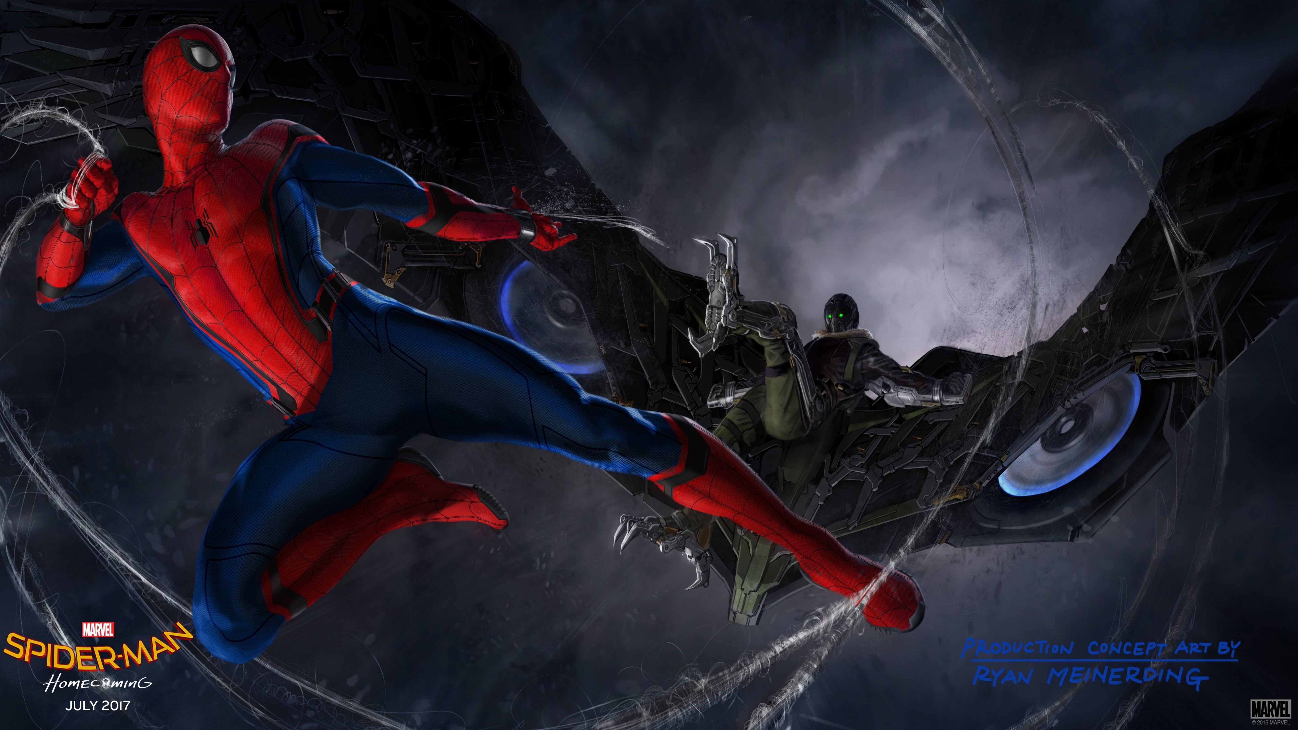 5120x2880 Spiderman Homecoming 4k HD Wallpaper