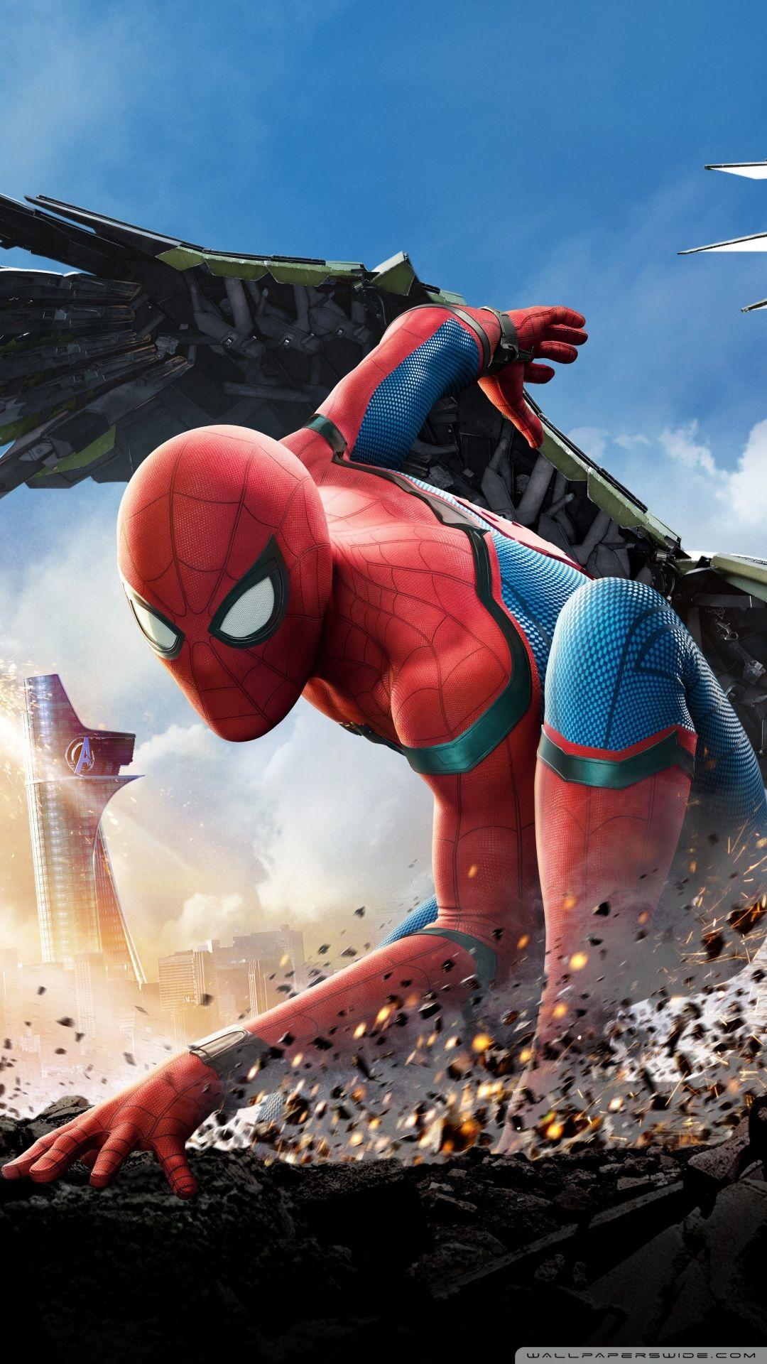 1080x1920 SPIDERMAN HOMECOMING 2017 ❤ 4K HD Desktop Wallpaper for • Wide