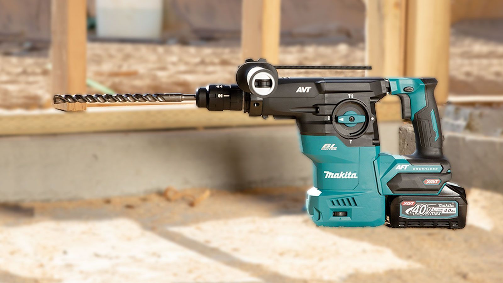 1600x900 Makita launches HR009G 40VMax XGT brushless rotary hammer