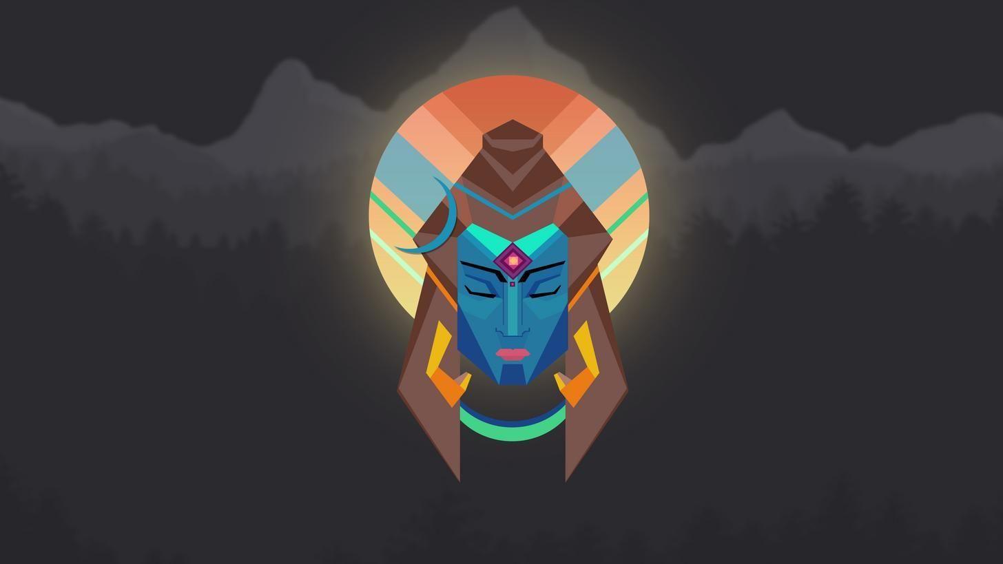 Shiva Colorful Background Smite HD wallpaper  Pxfuel