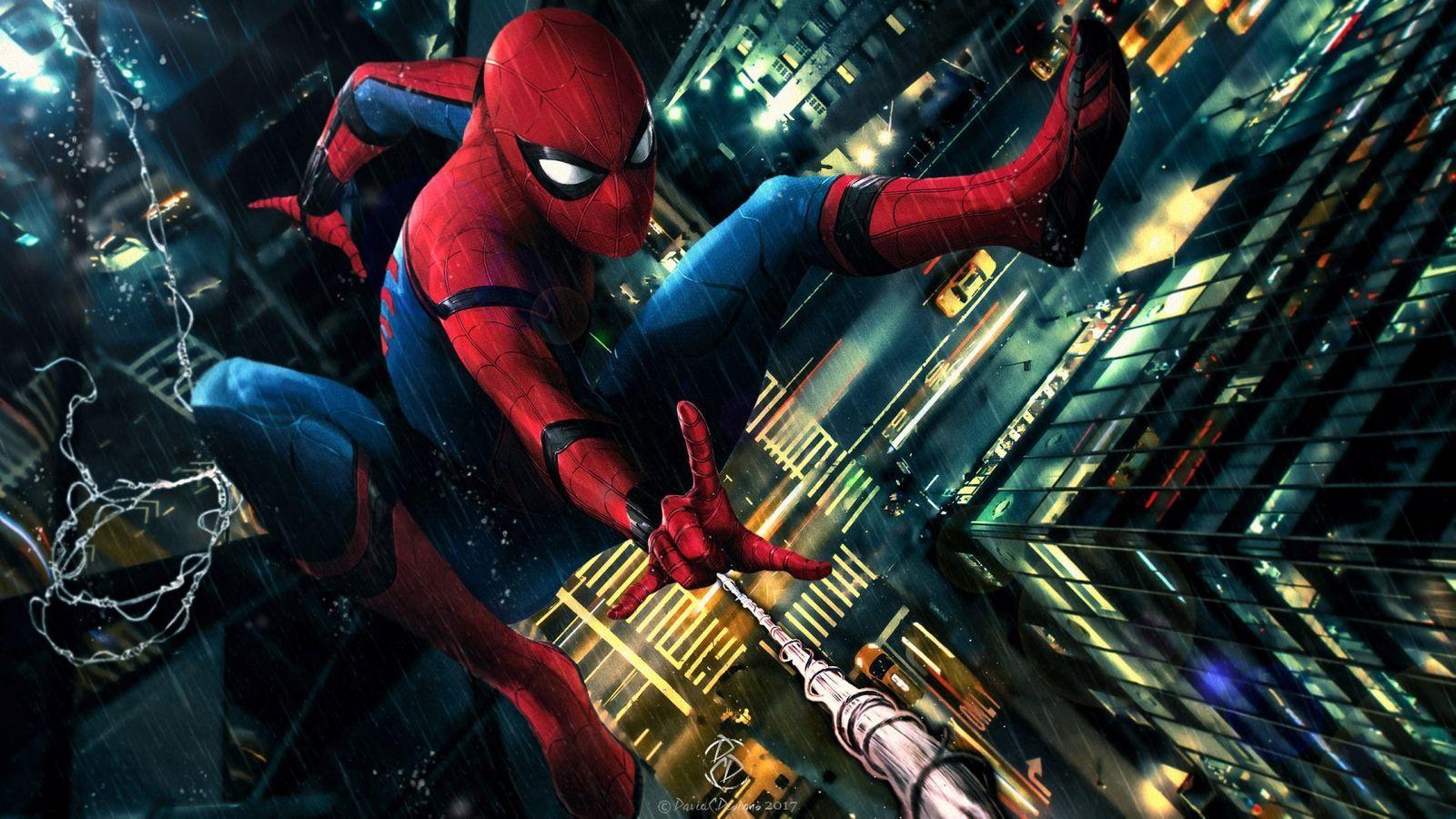 1600x900 Spider Man Homecoming Fan art Wallpaper