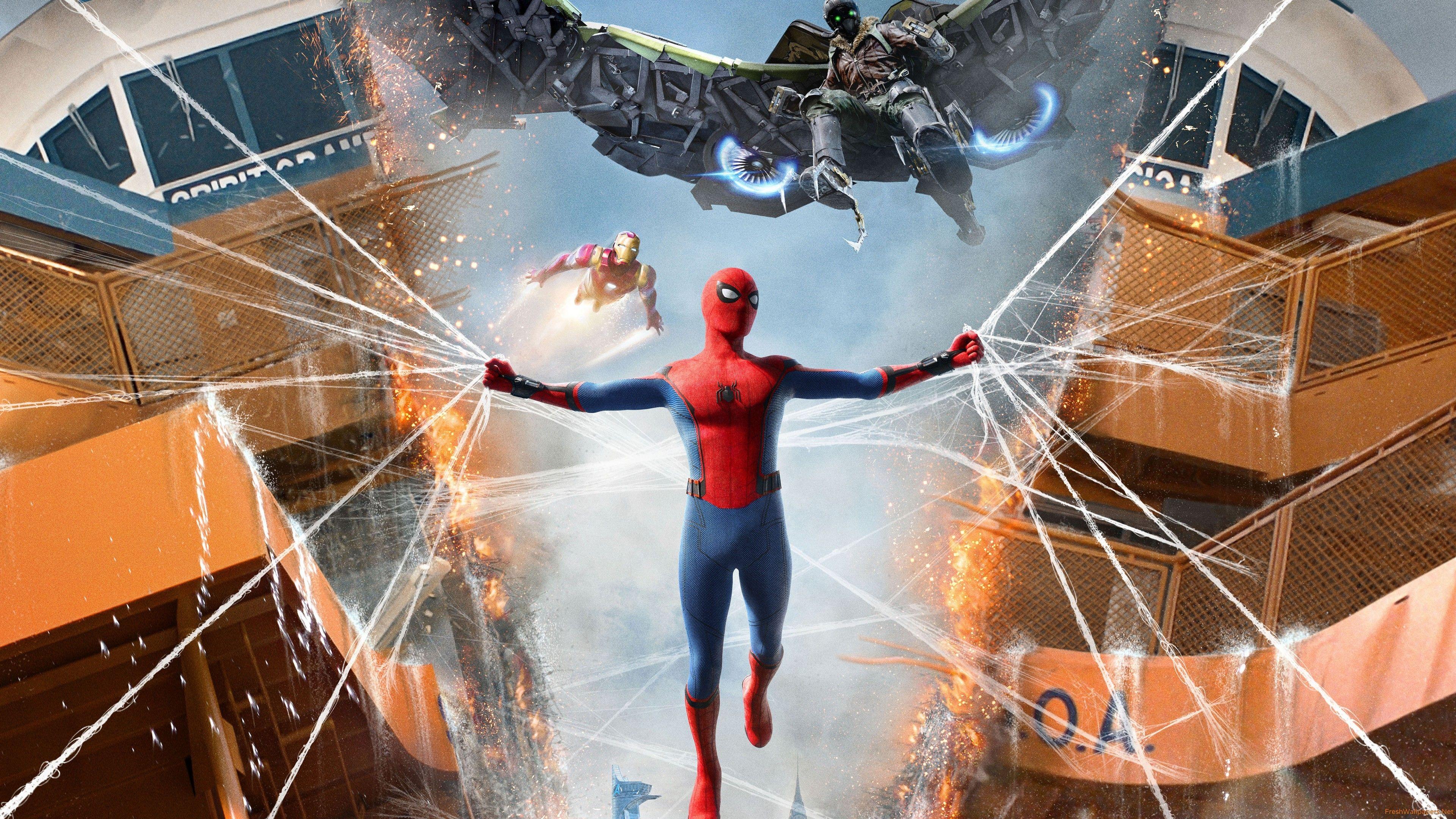 3840x2160 Spider Man Homecoming 4K wallpaper