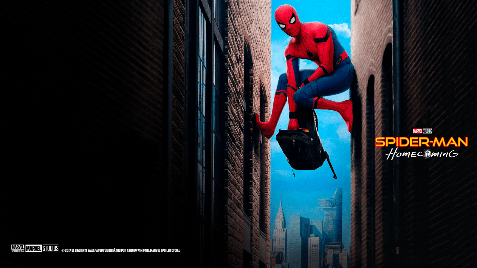 1600x900 Spider Man Homecoming Background 4k