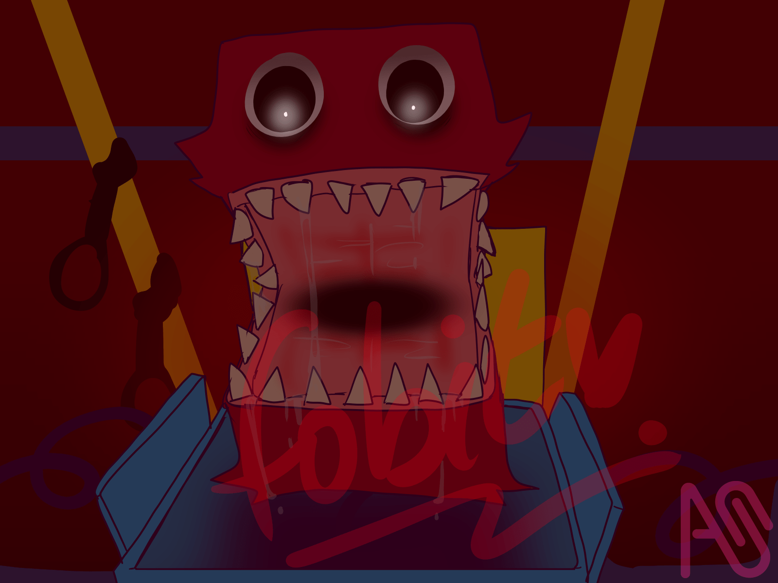 1600x1200 Proyect: PLAYTIME -Boxy Boo- ♡°-Candy Fobit-°♡ ART street