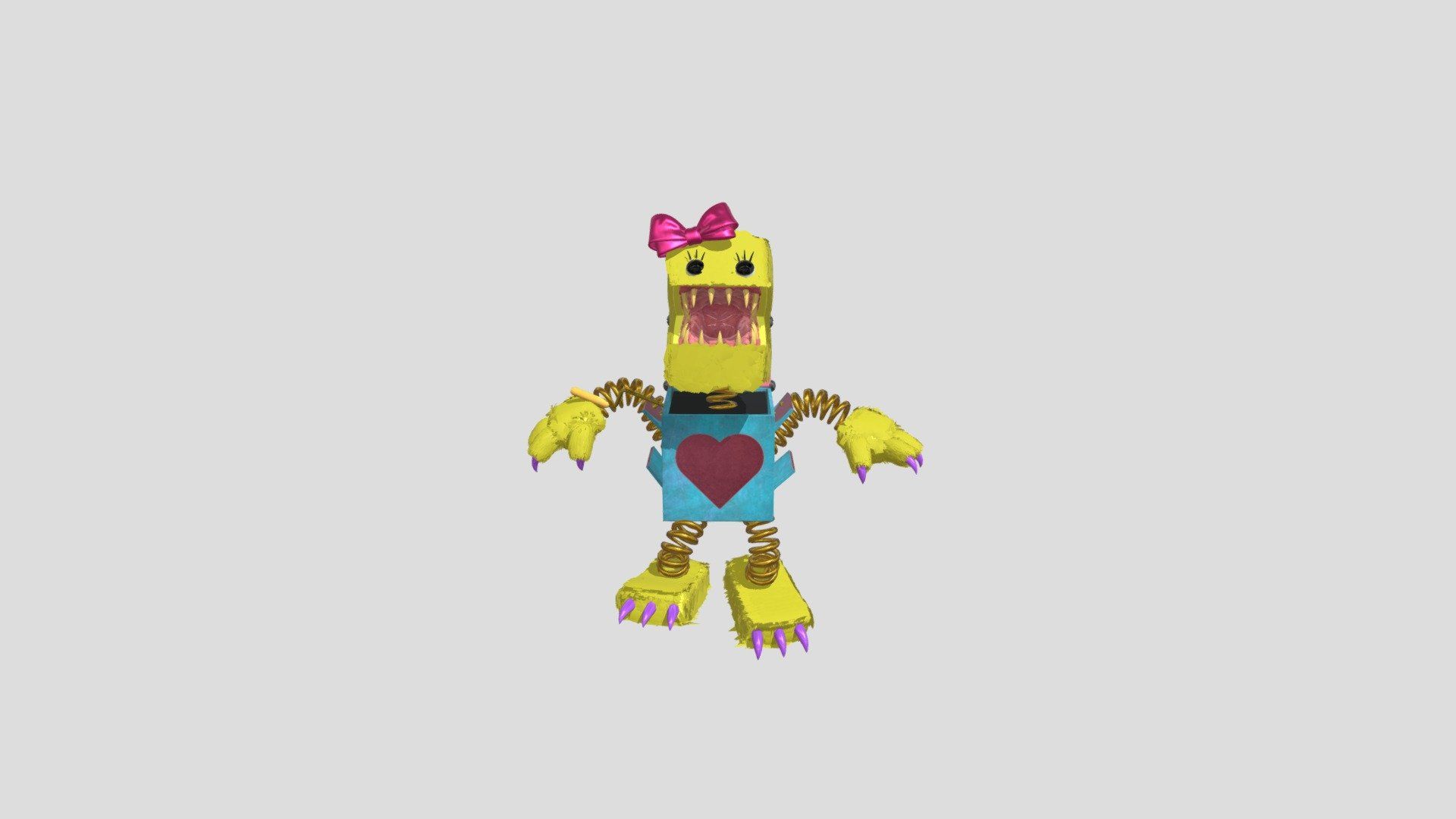 1920x1080 Project Playtime. Box She Boo Free 3D Model By Xoffly [8c815ea]