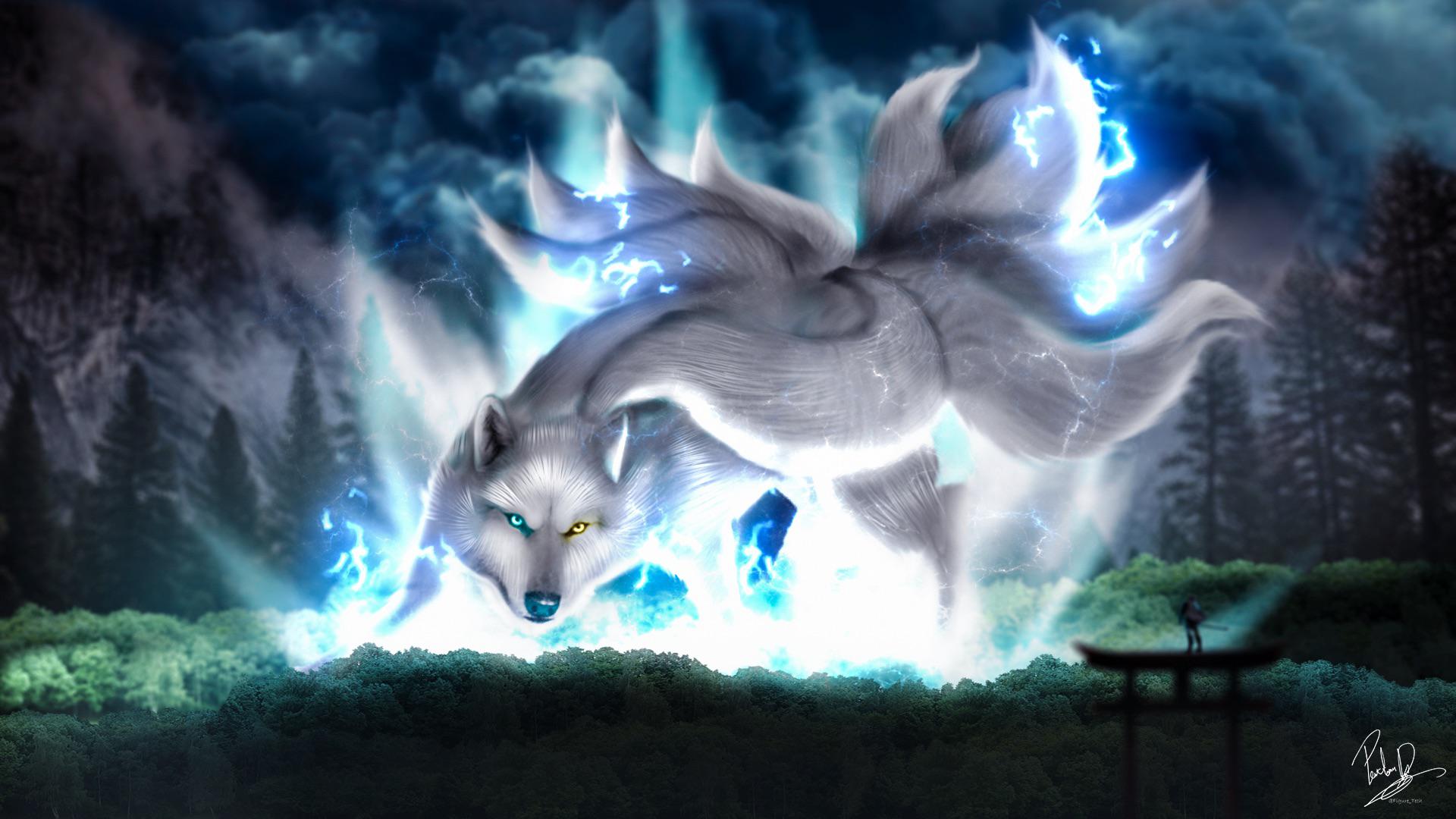 1920x1080 Demon wolf Raizen