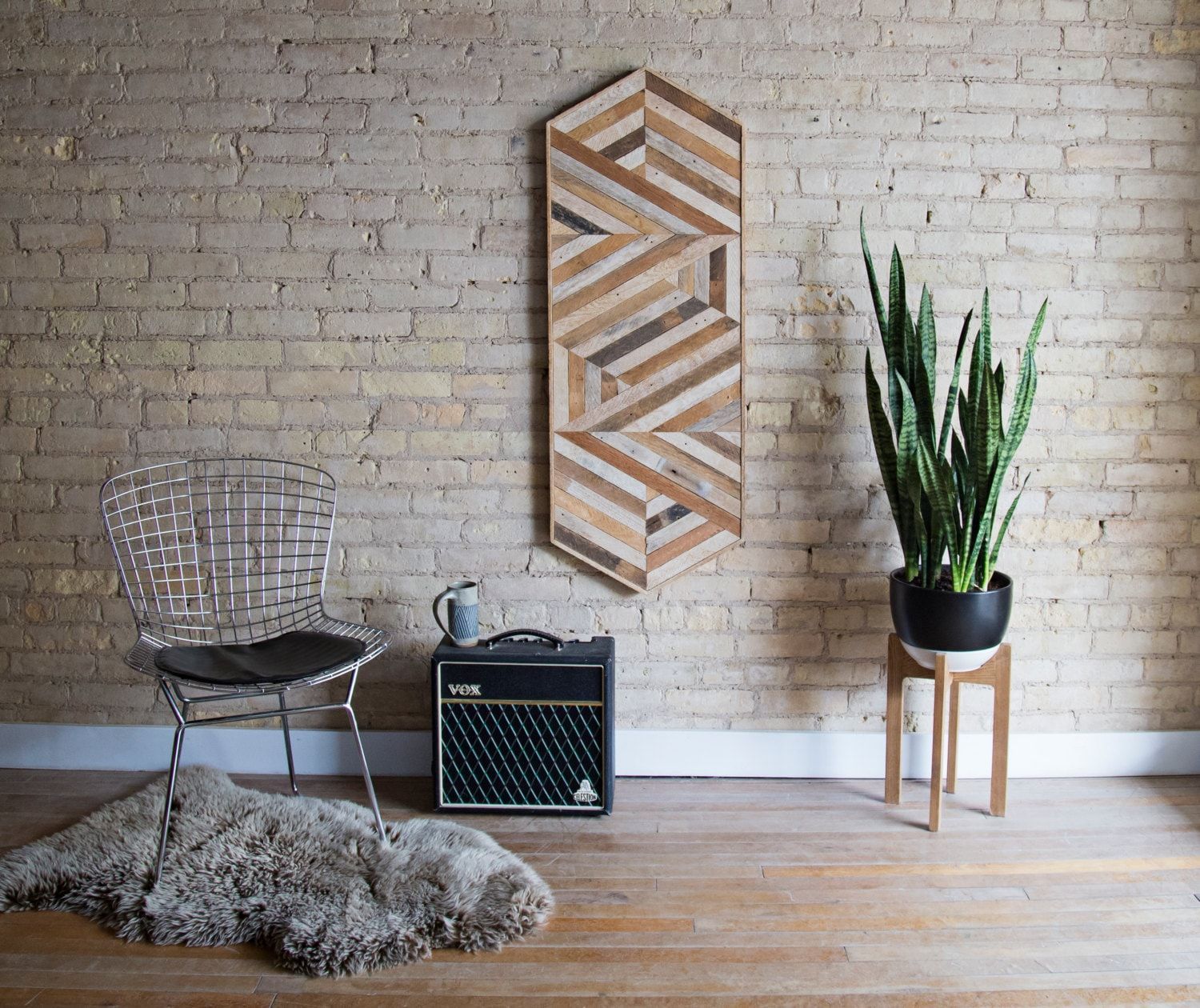 1500x1260 Reclaimed Wood Wall Art. Wood Wall Art. Reclaimed Wood. Wood Art. Rustic. Geometric. Wood Decor. Diamond