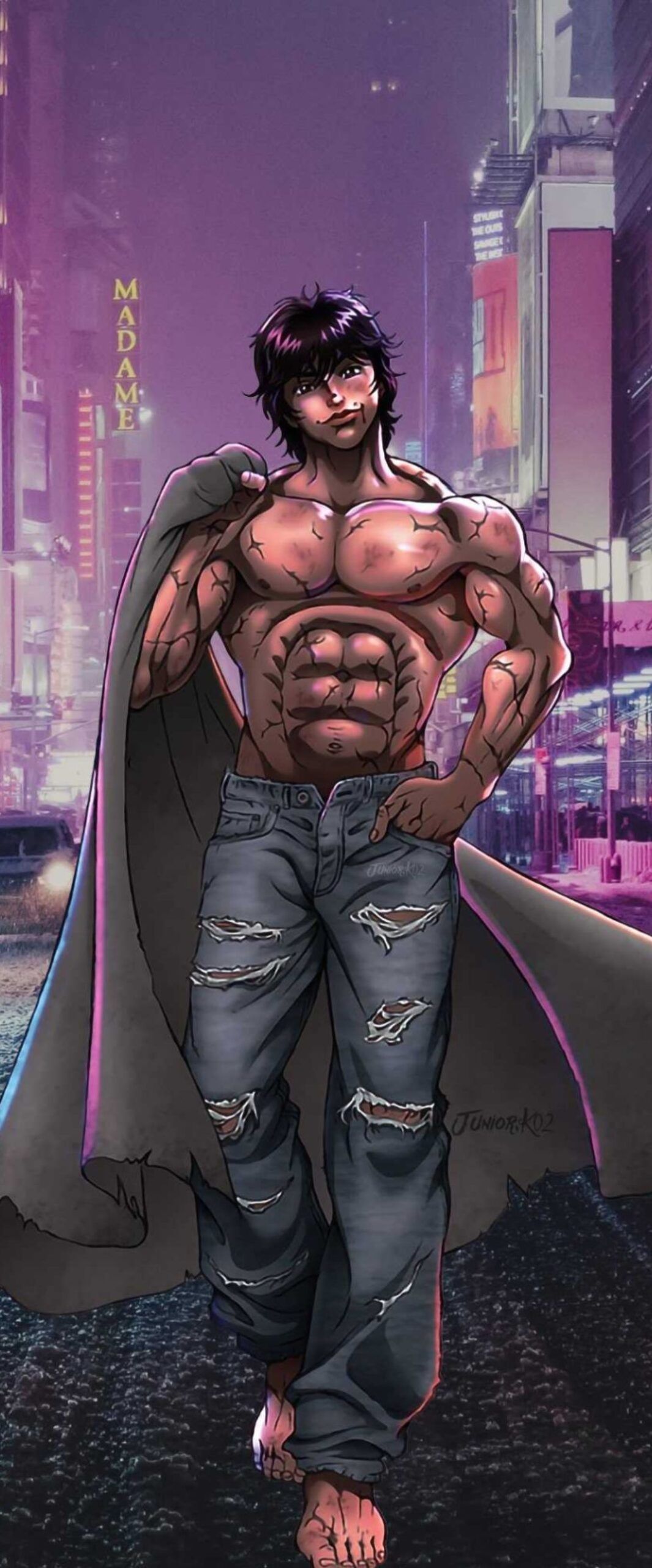 1065x2560 Best Anime Bodybuilding iPhone Wallpaper [ 4k & HD Quality ]