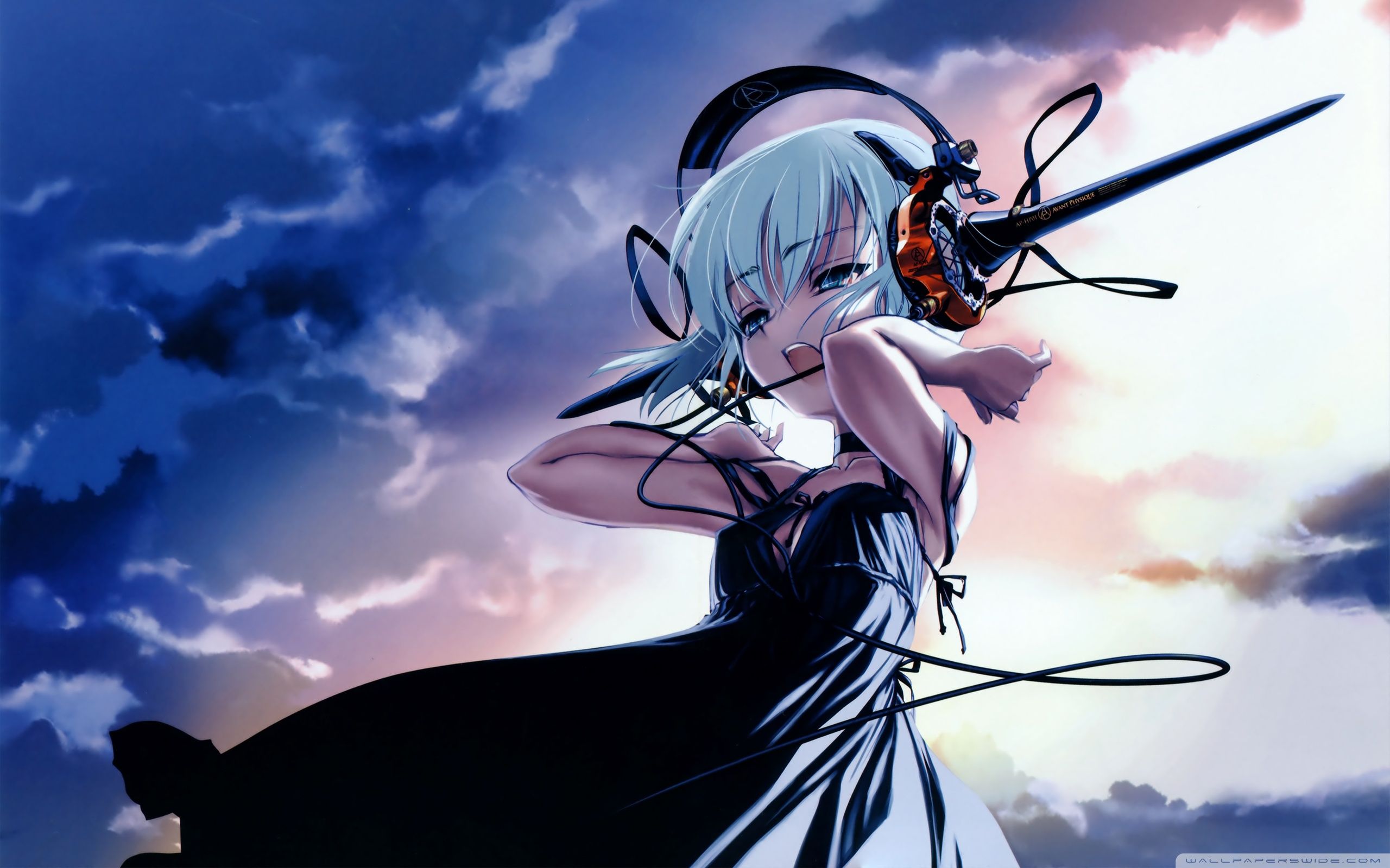 2560x1600 Girl Anime Ultra HD Desktop Background Wallpaper for 4K UHD TV : Tablet