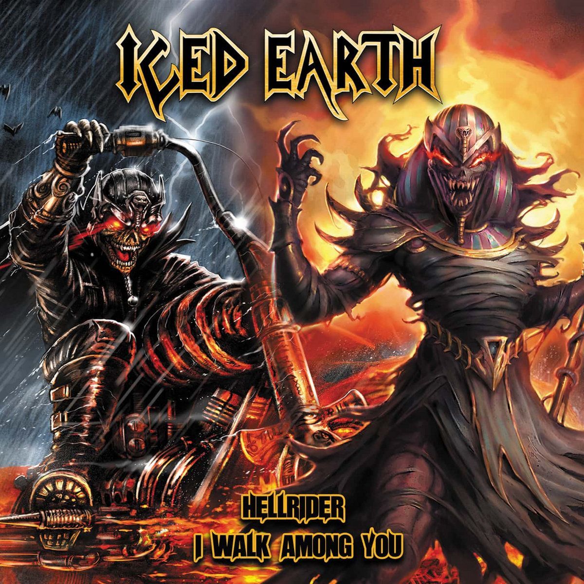1200x1200 Hellrider / I Walk Among You