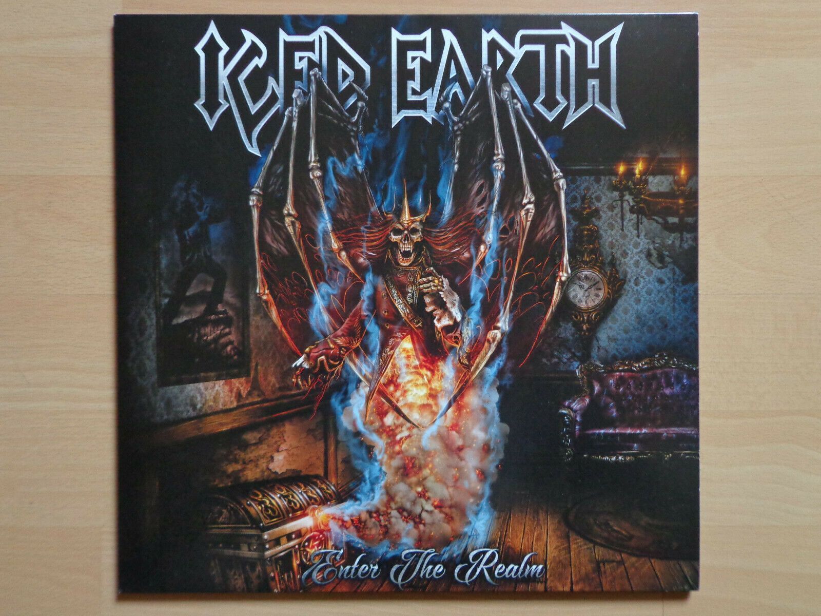 1600x1200 popsike.com EARTH Enter The Realm Blue Vinyl, Century Media inkl. Poster