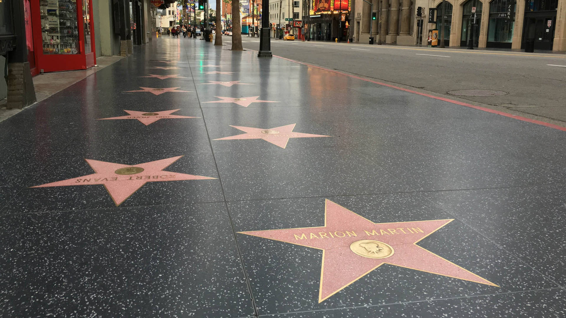 1920x1080 Download Hollywood Walk Of Fame Alley Wallpaper