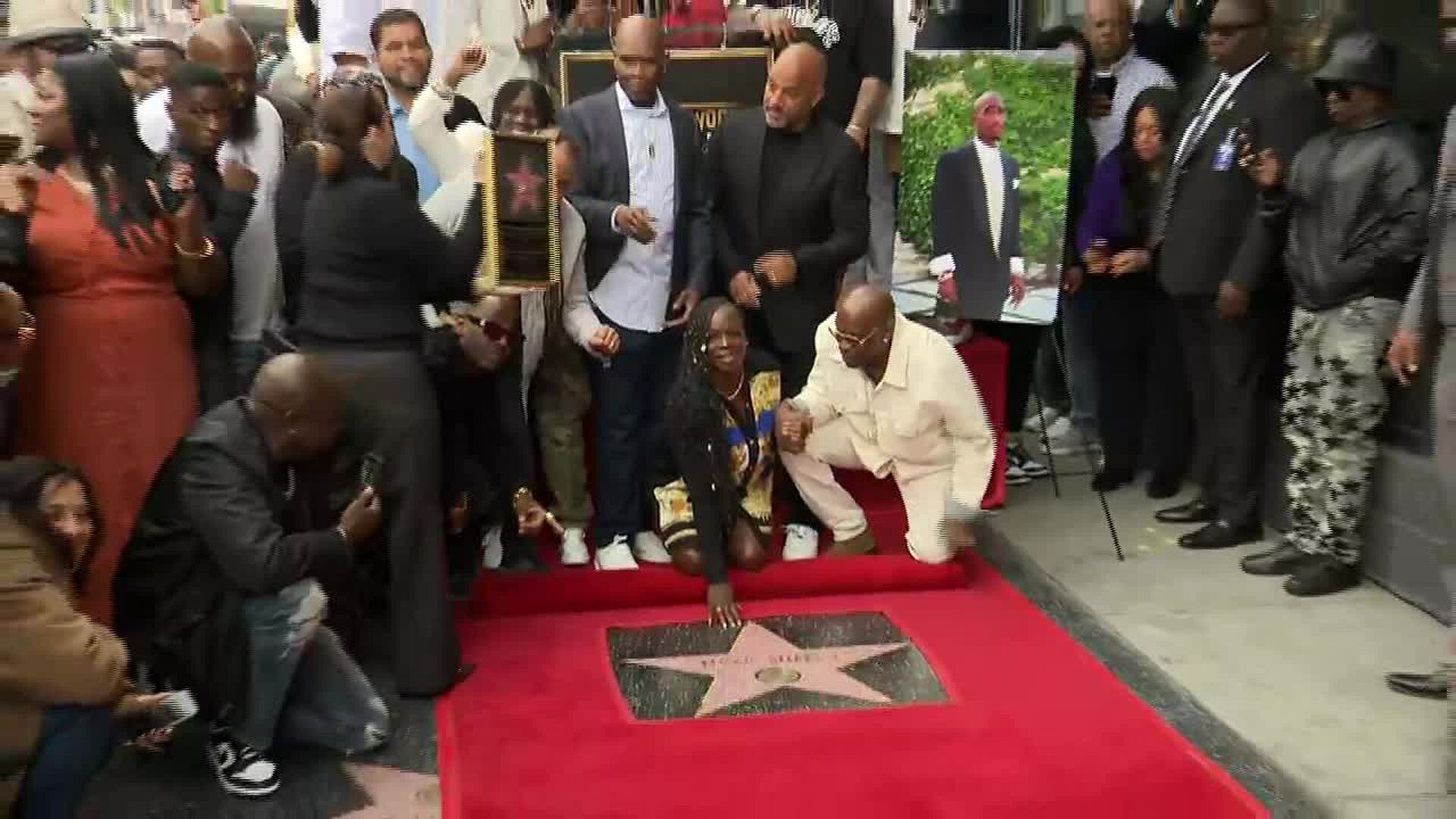 1920x1080 Tupac Shakur receives Walk of Fame star honor in the same month as birthday
